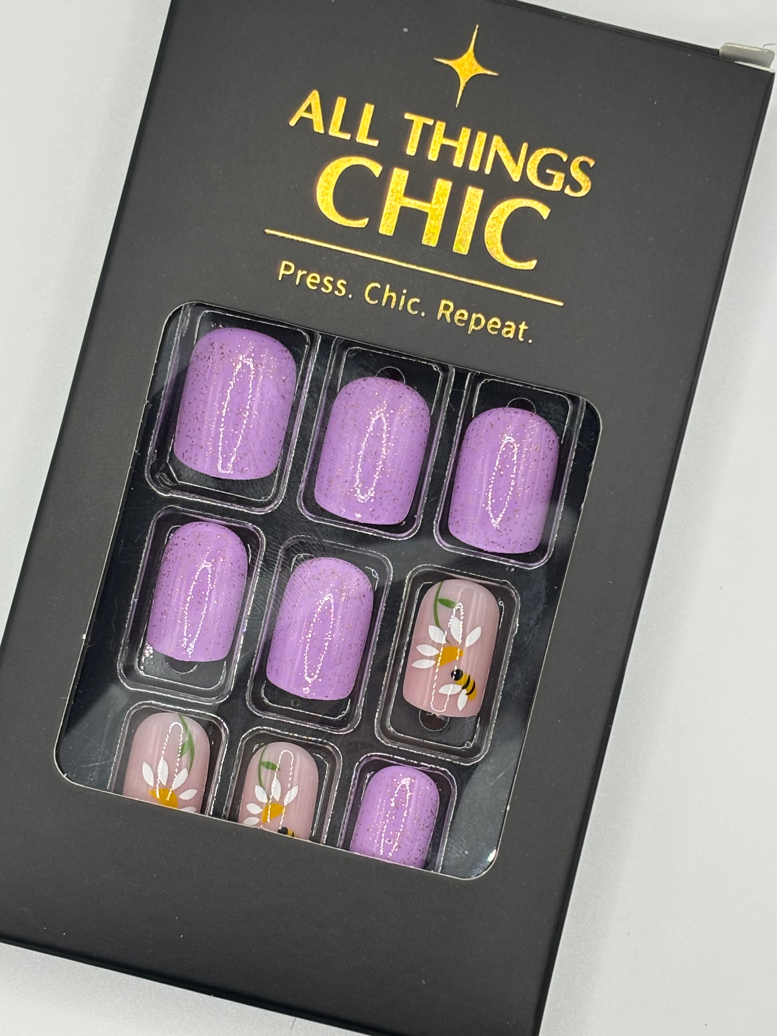 What the Buzz? Press-On Nails Short