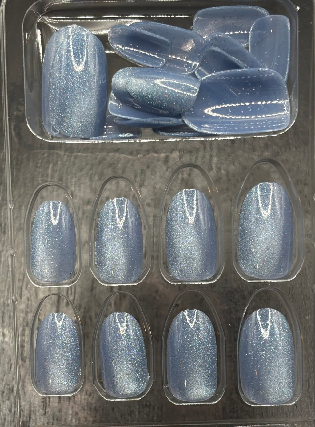 Iced Out Press-On Nails Short