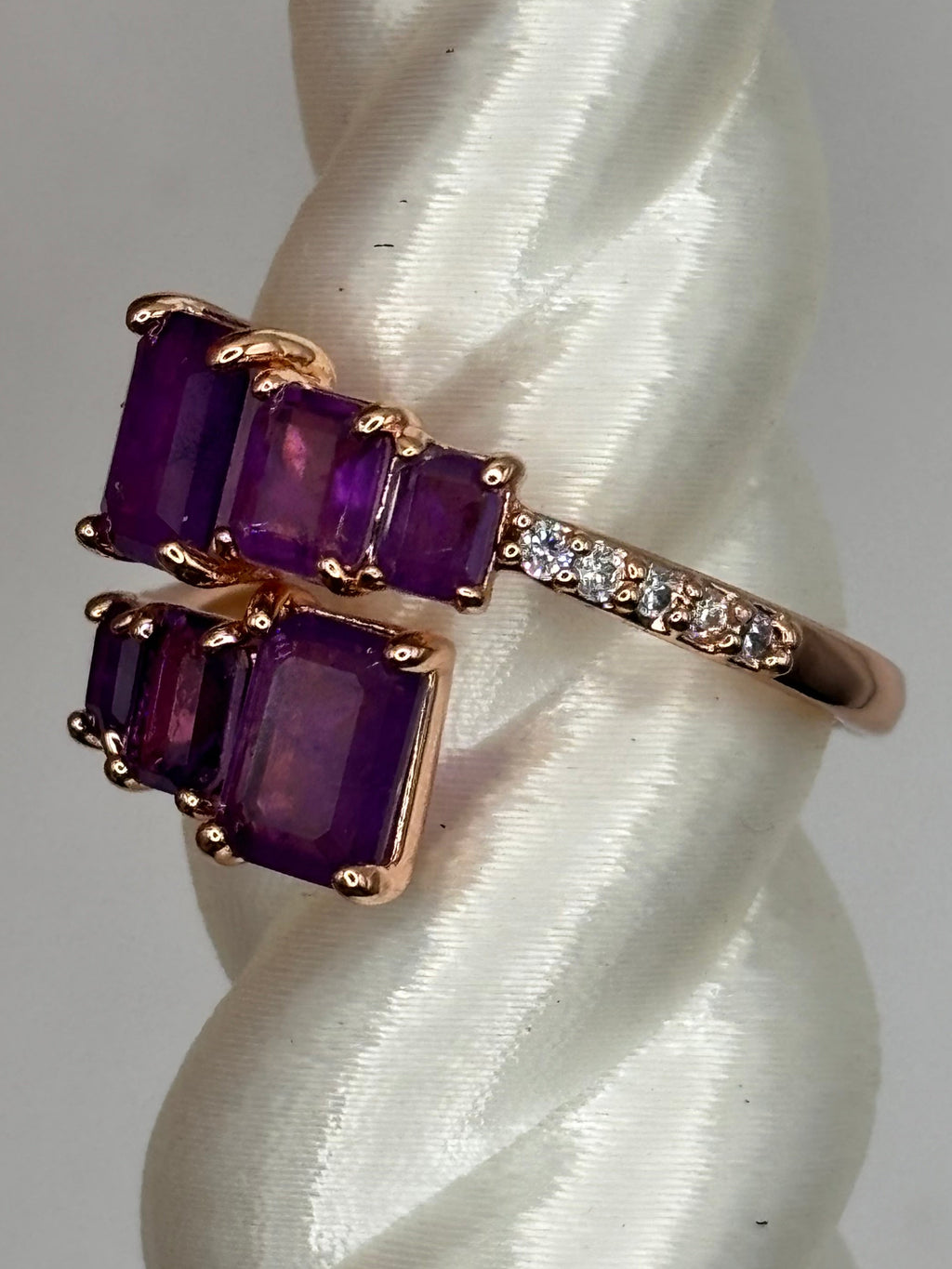 BP Amethyst Rose Gold Size 9
