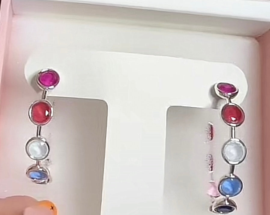 Summer Jewel Candy Platinum Status Earrings Preorder