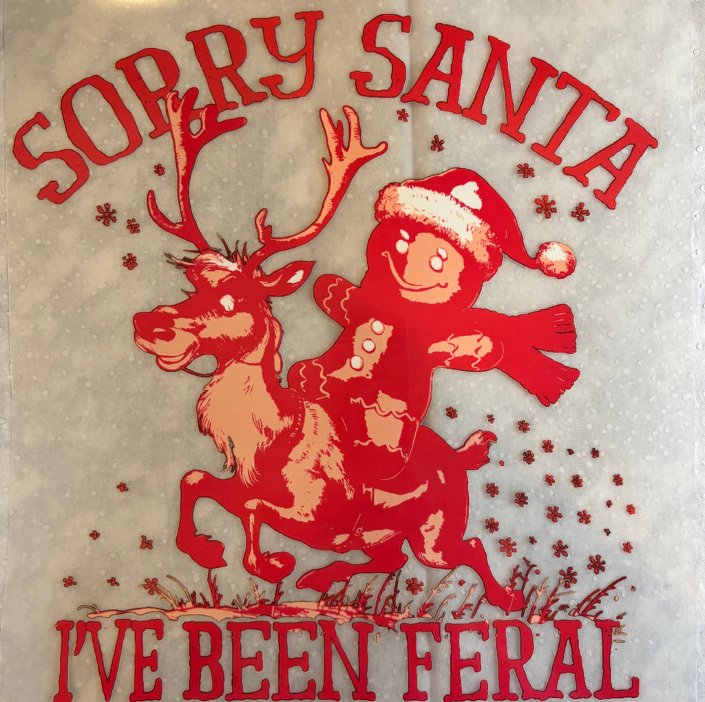 Sorry Santa I’ve Been Feral Shirt