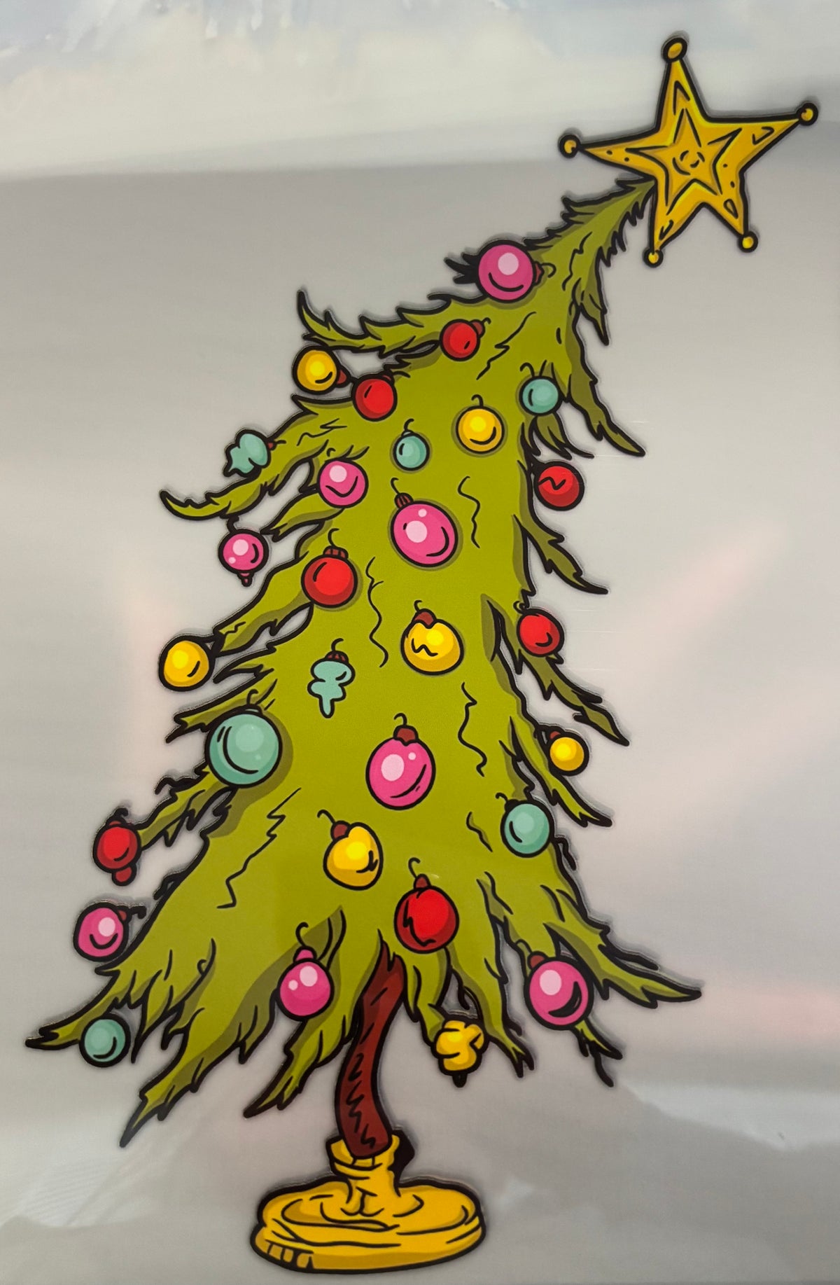 Grinch Tree Shirt Design