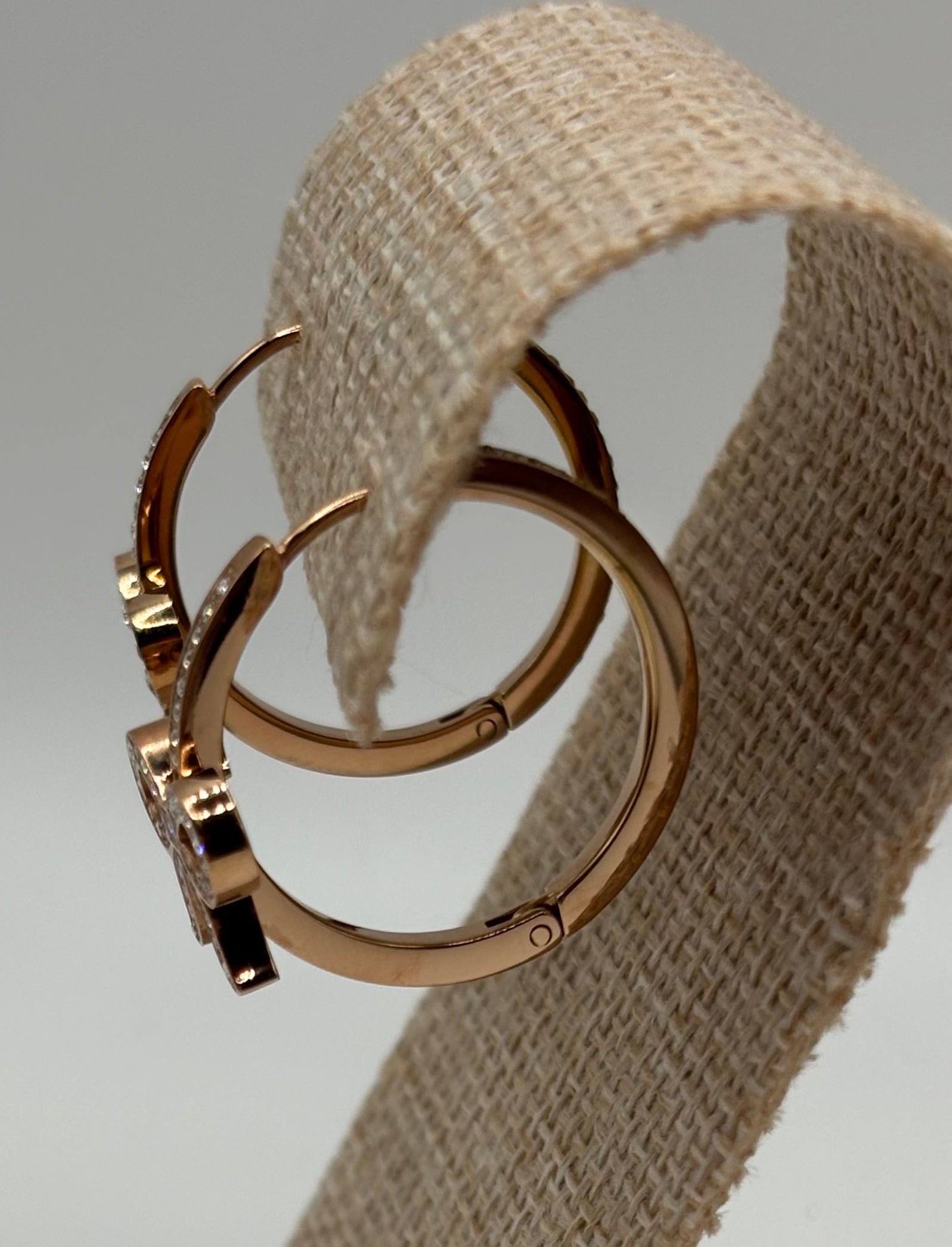 ATC Custom Bow Earrings Rose Gold