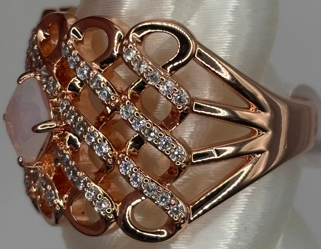 BP Moonstone Rose Gold Ring Size 9
