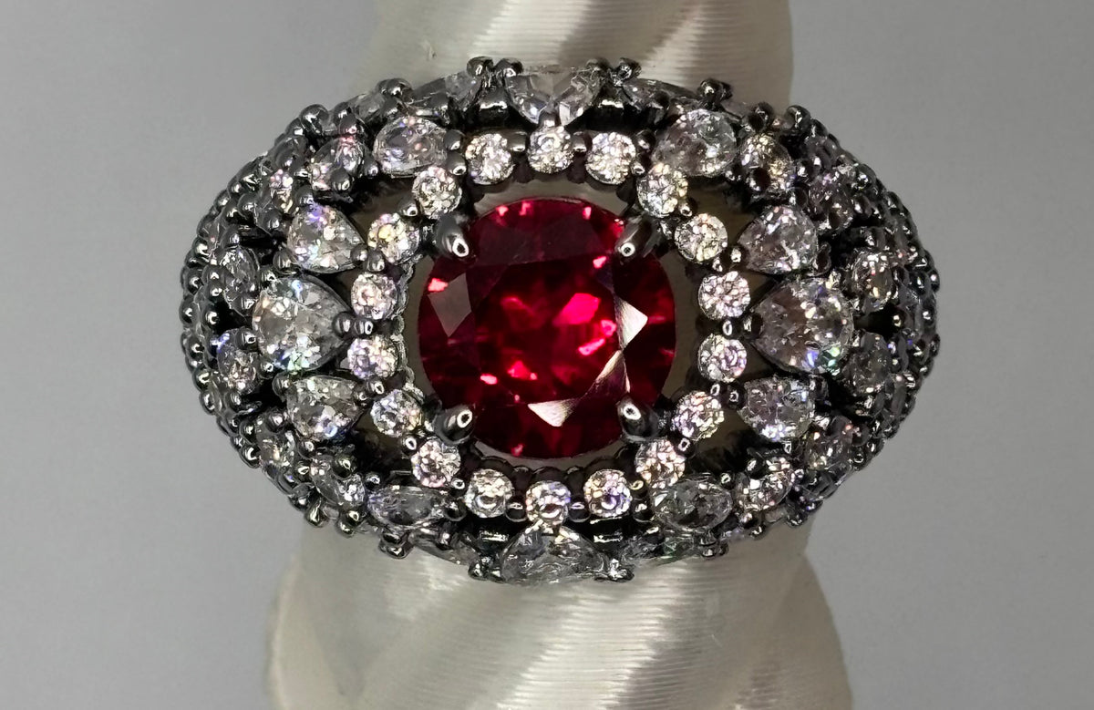 BP Ruby Hematite Ring Size 7