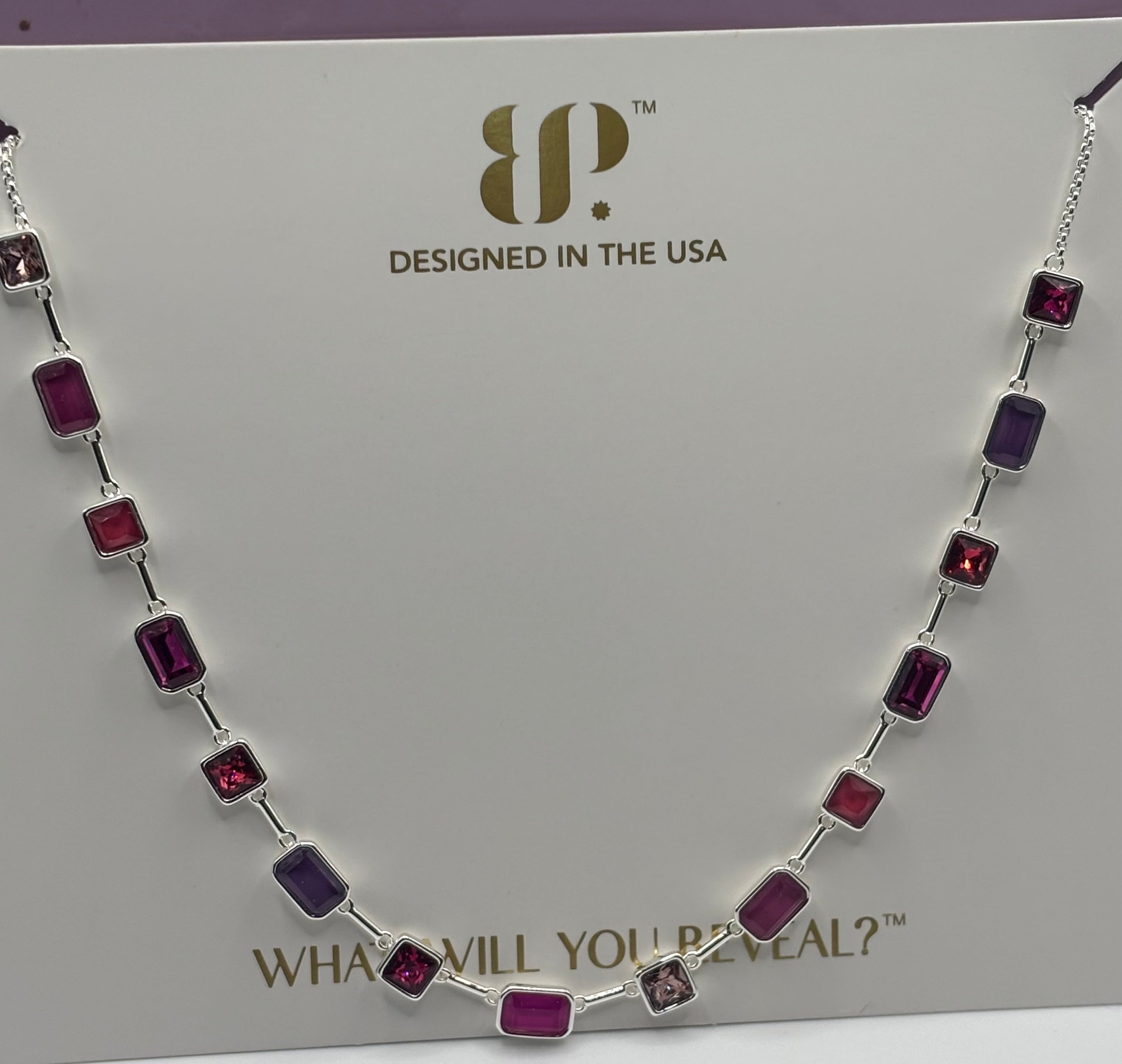 Summer Jewel Candy Stamped and Sealed Necklace
