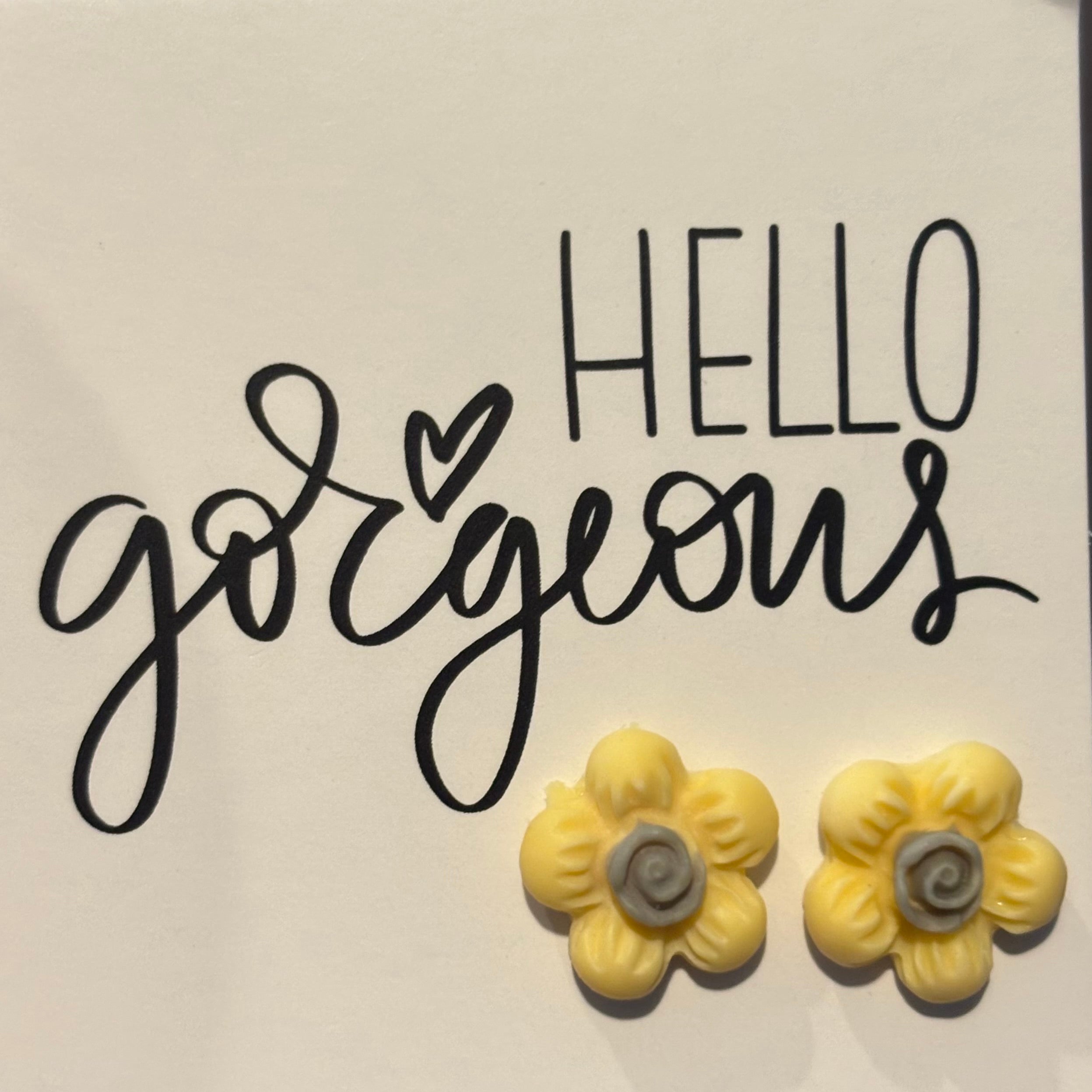 Spring Flowers Stud Earrings