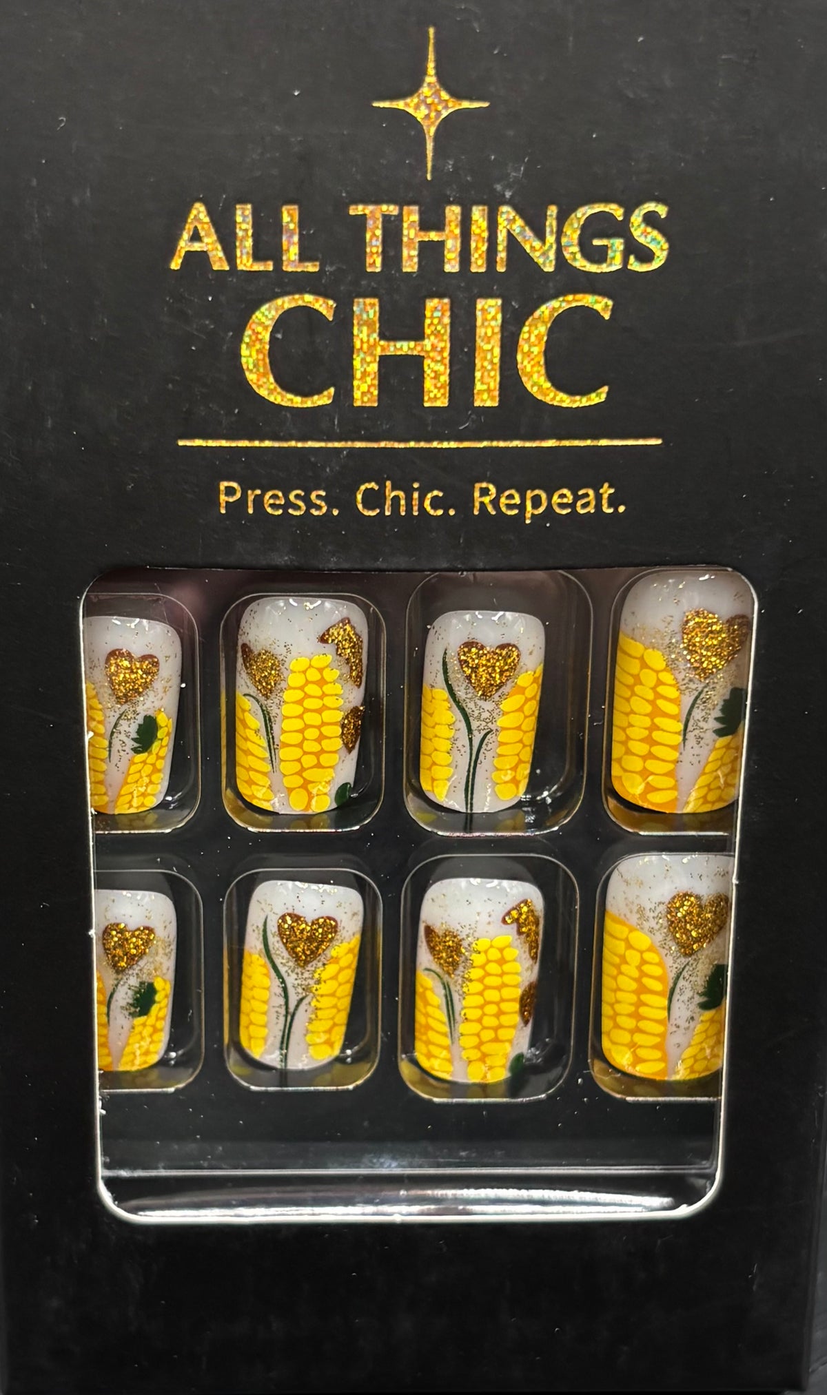 It’s Corn Press-On Nails Short
