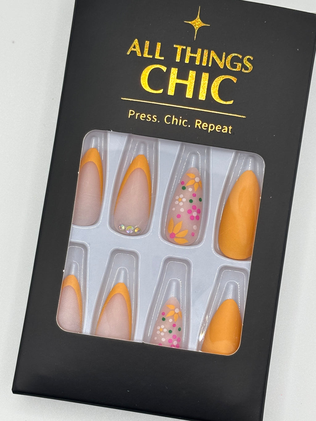 Summer Sorbet Press-On Nails Medium
