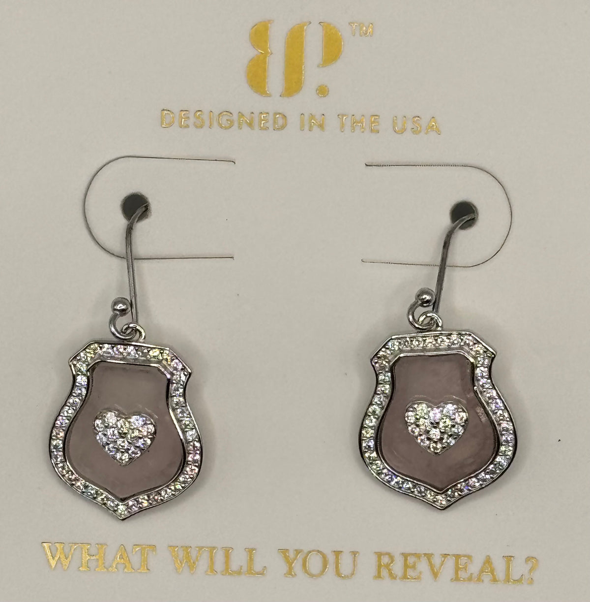BP True Heart Crest Sterling Club 2026 Earrings