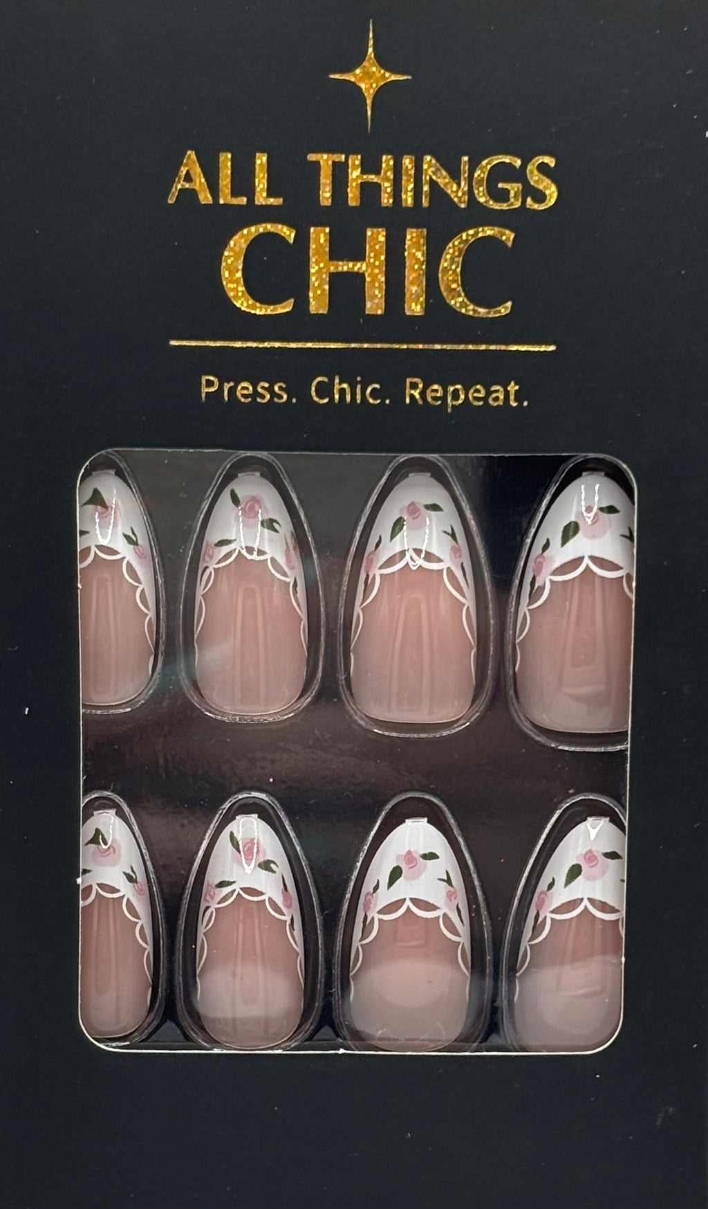 Tea Time Press-On Nails Medium