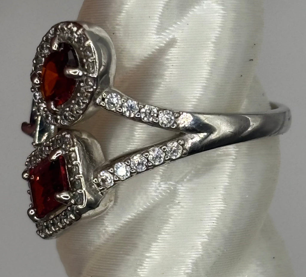 BP Garnet Hematite Ring Size 7