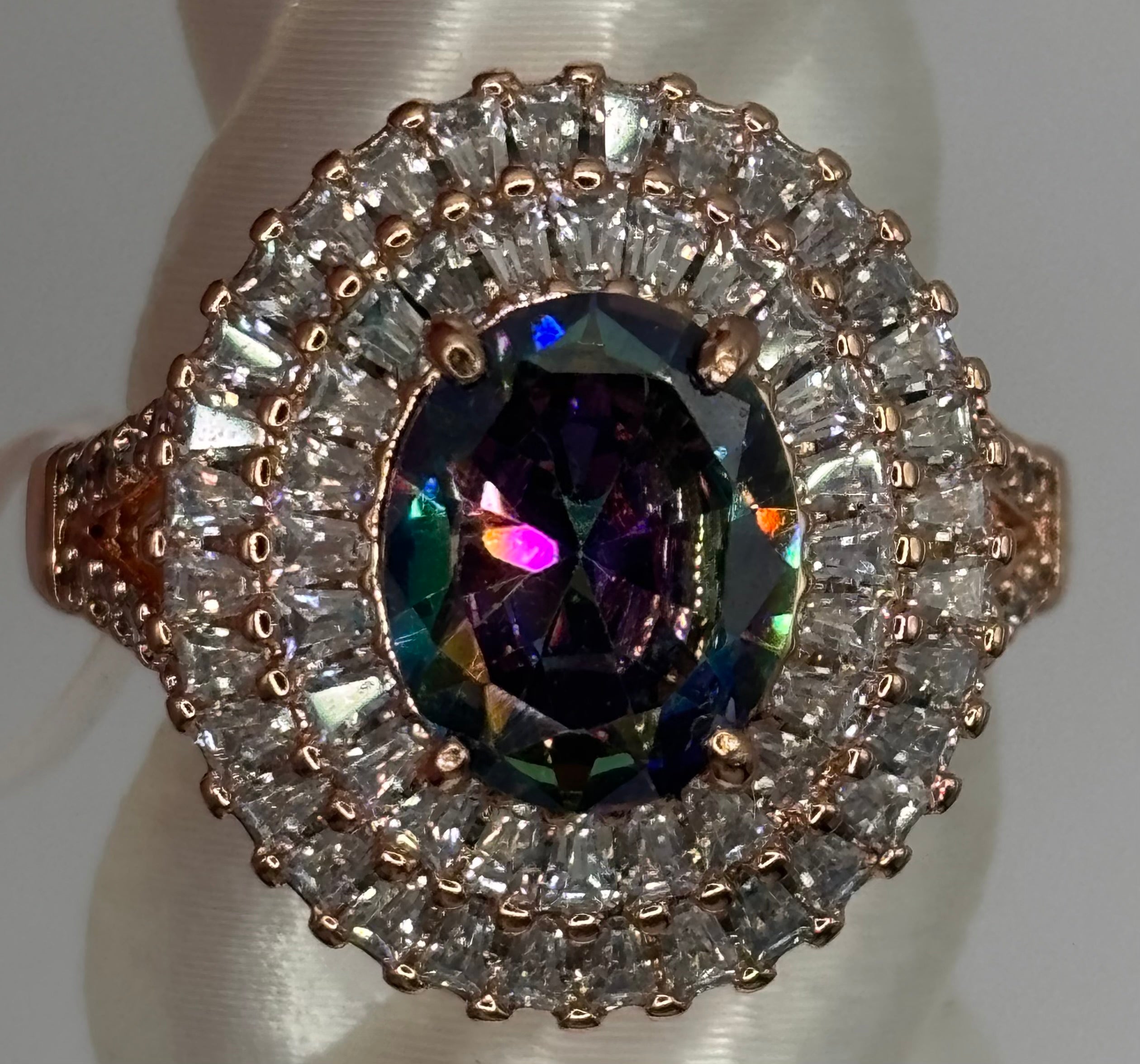BP Alexandrite Rose Gold Ring Size 8