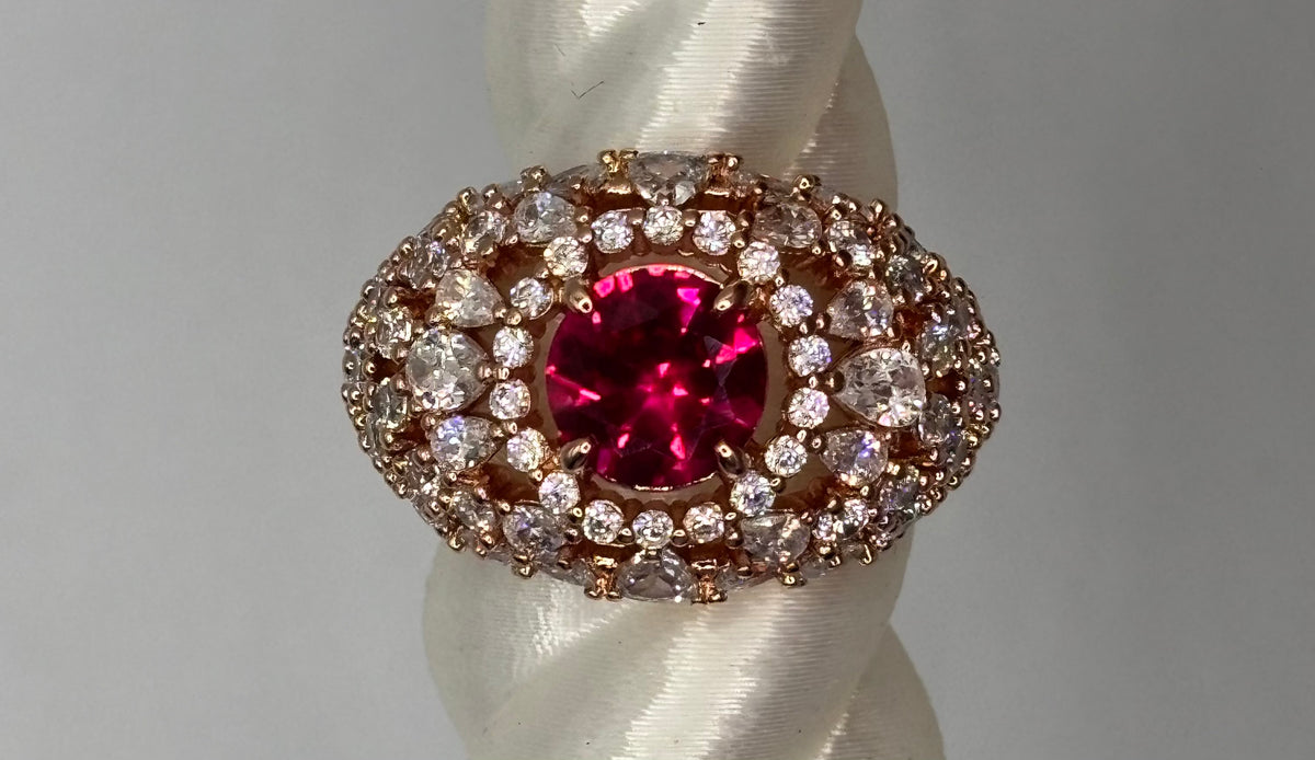 BP Ruby Rose Gold Ring Size 8