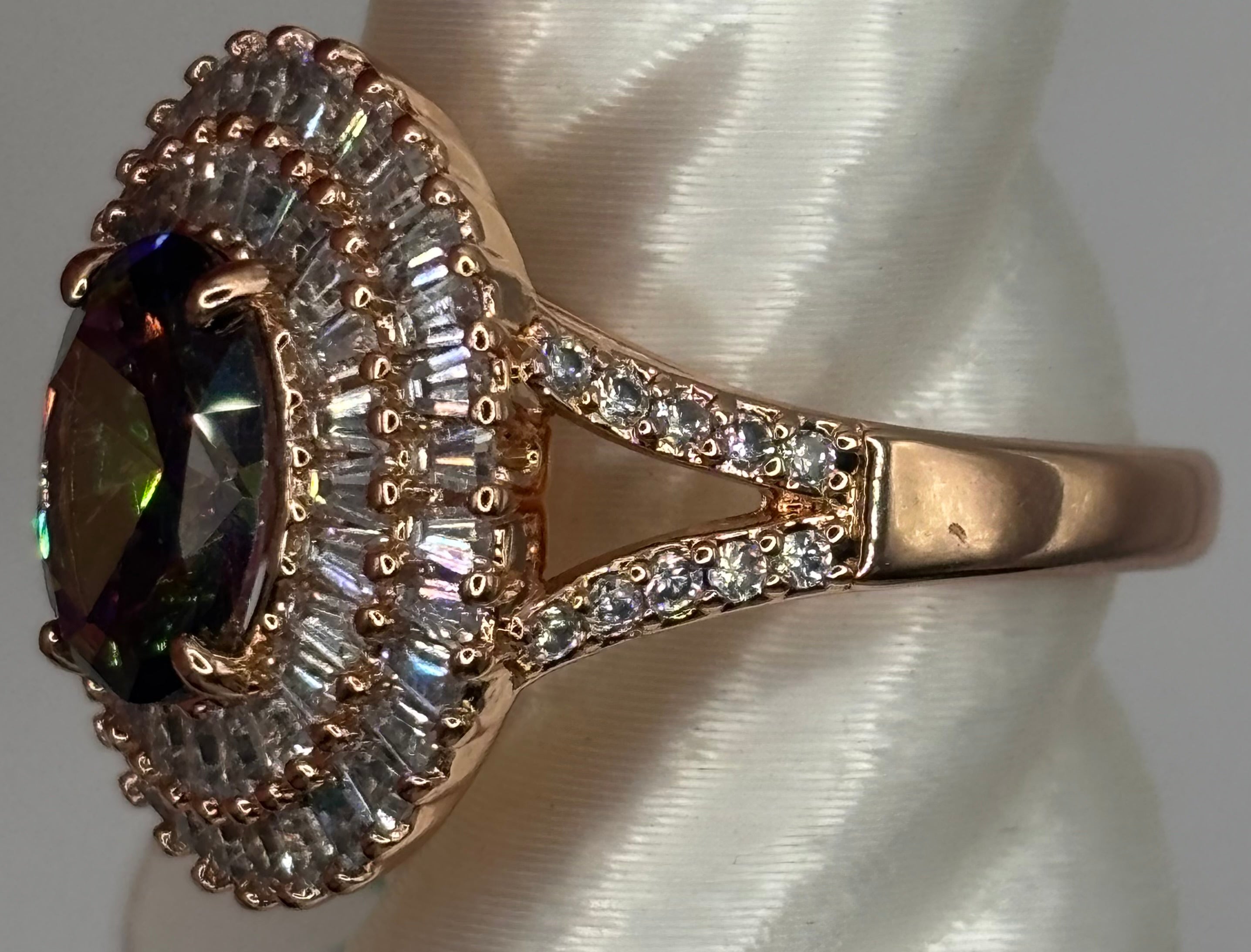 BP Alexandrite Rose Gold Ring Size 8