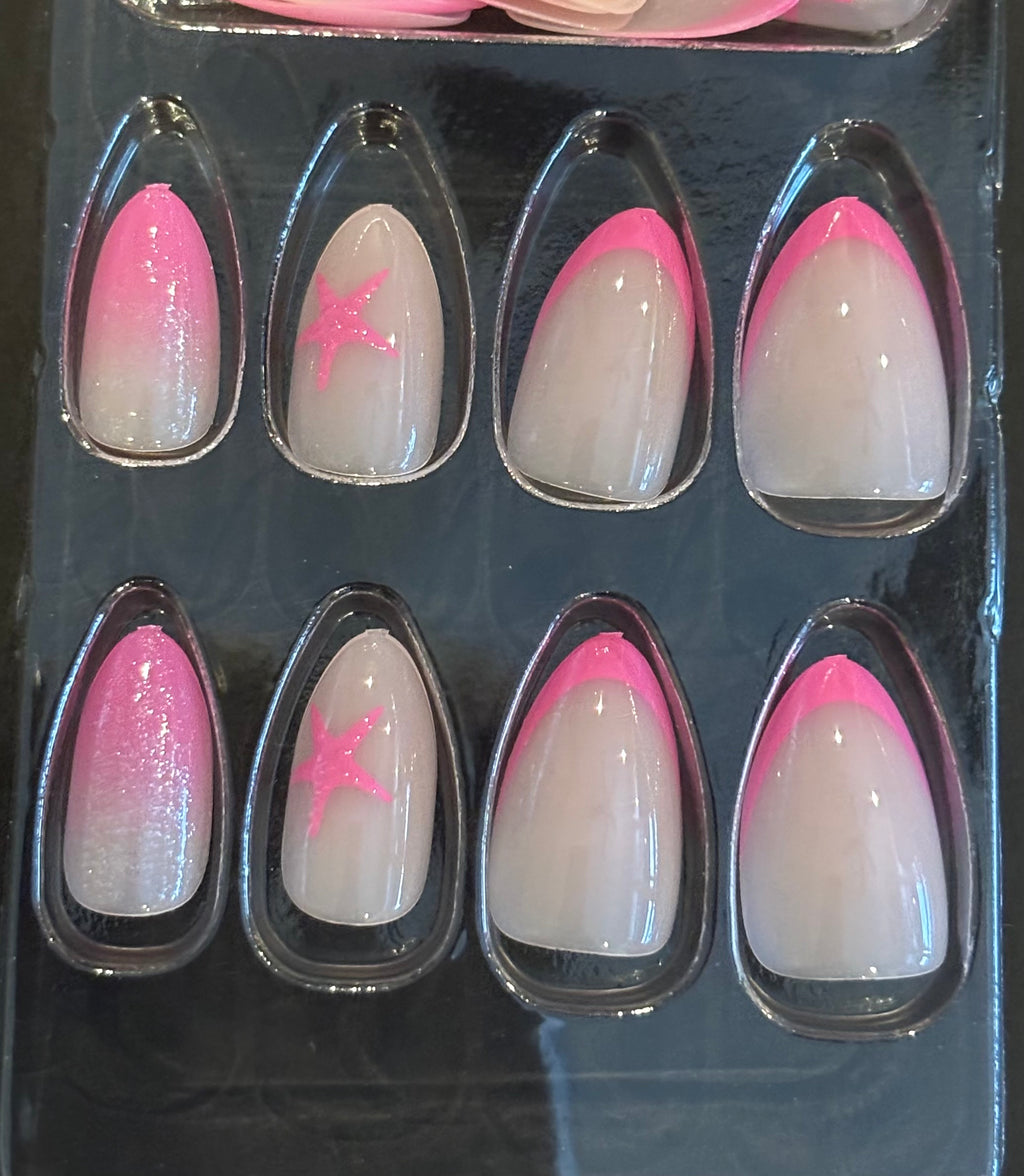 Beach Please Press-On Nails Short/Medium