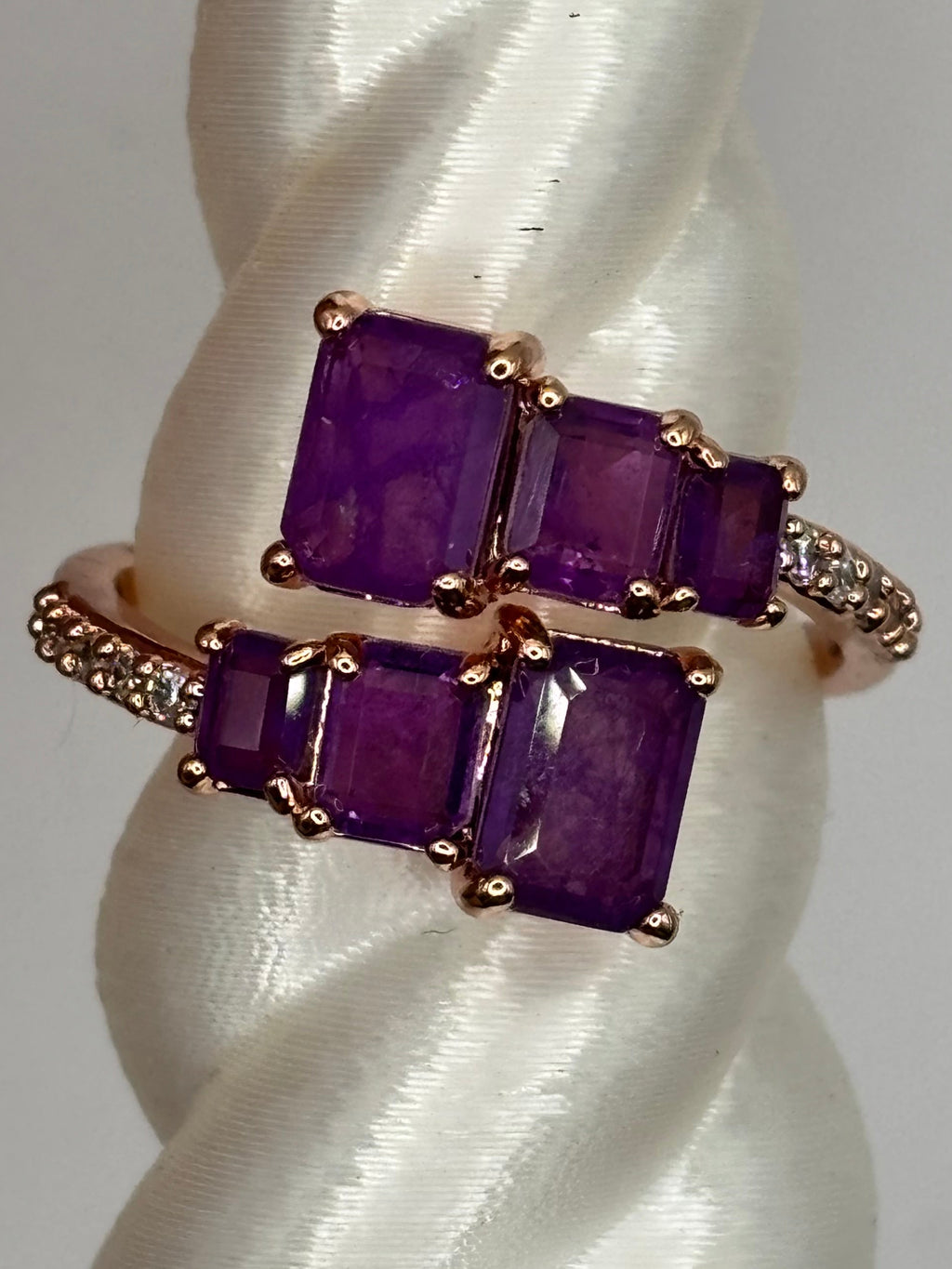 BP Amethyst Rose Gold Size 9