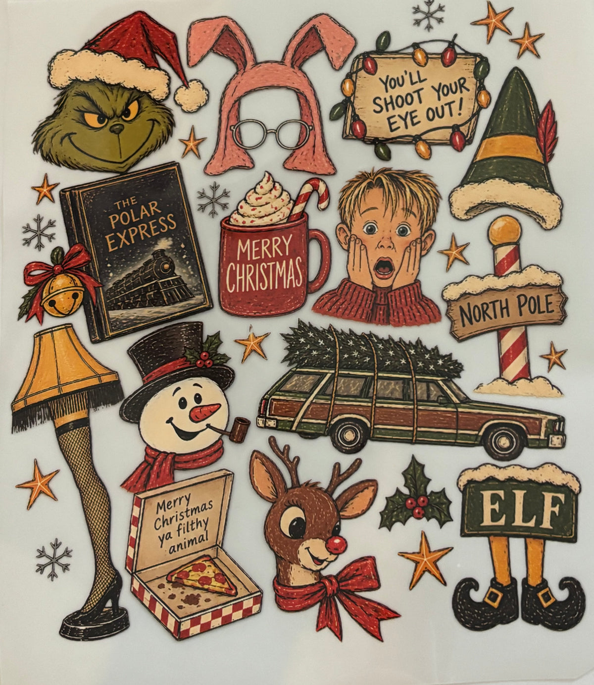 Christmas Movies Shirt Design