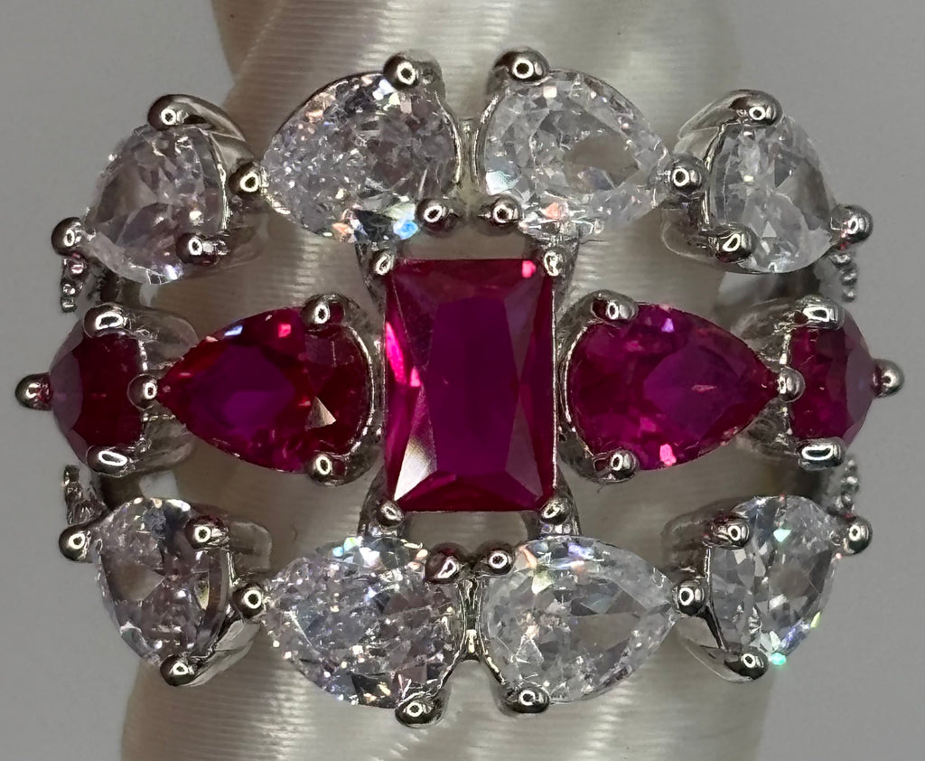 BP Ruby Rhodium Ring Size 5