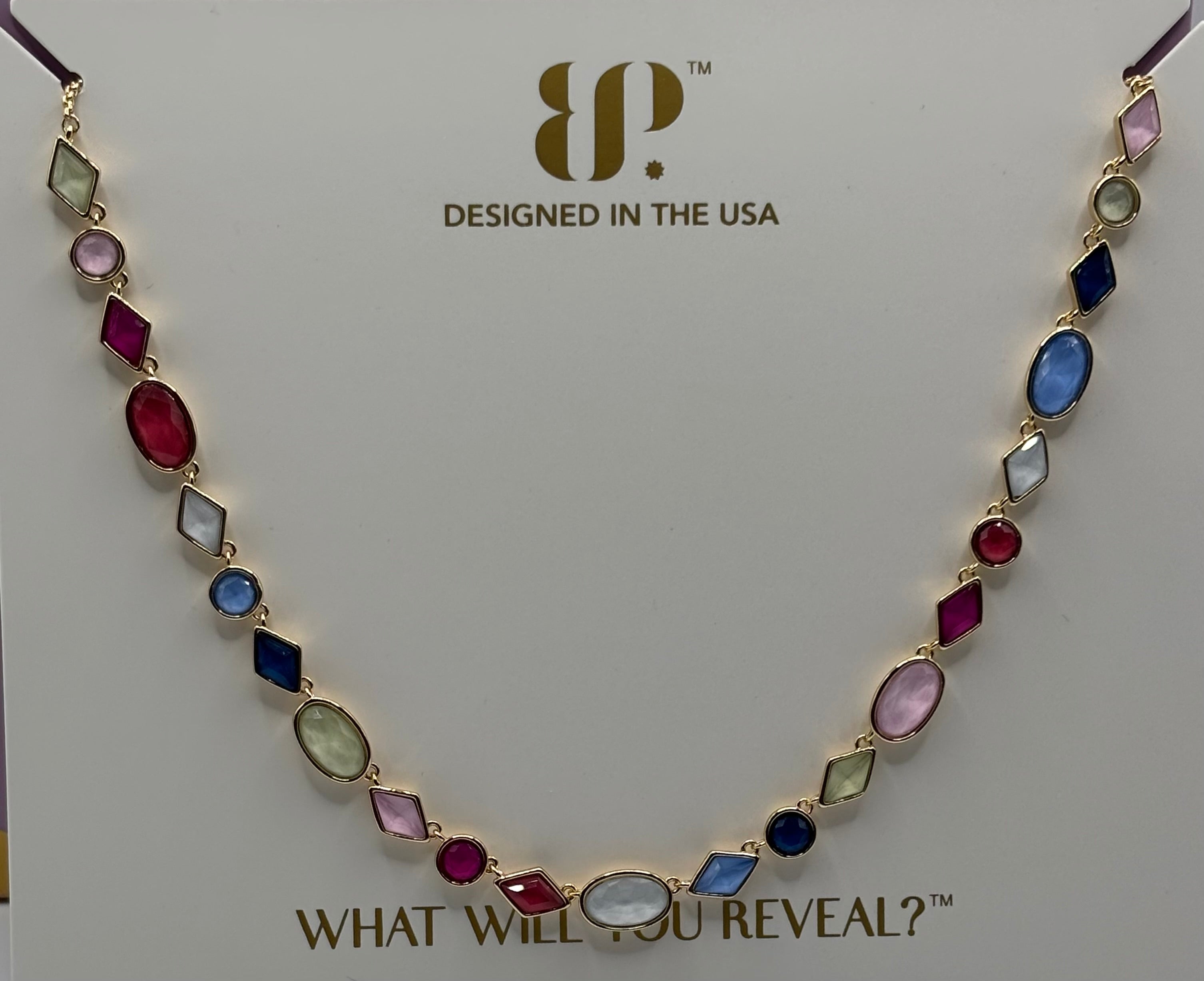 Summer Jewel Candy Out of Office Necklace