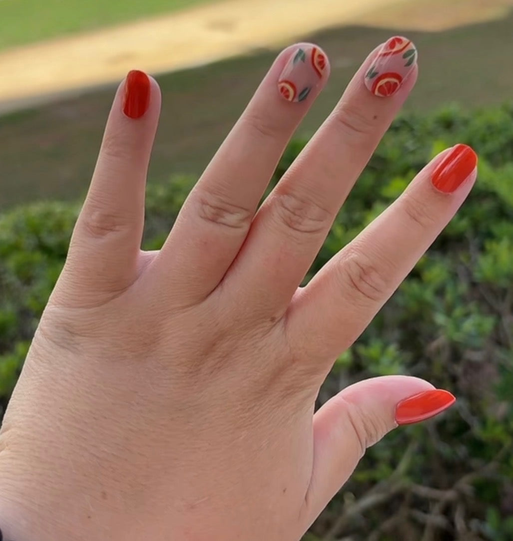 Orange You Glad 🍌… Press-On Nails Short