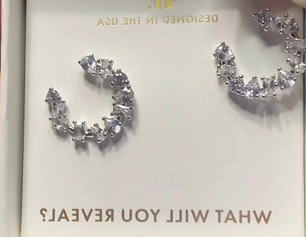 Lumina PreOrder Earrings Rhodium