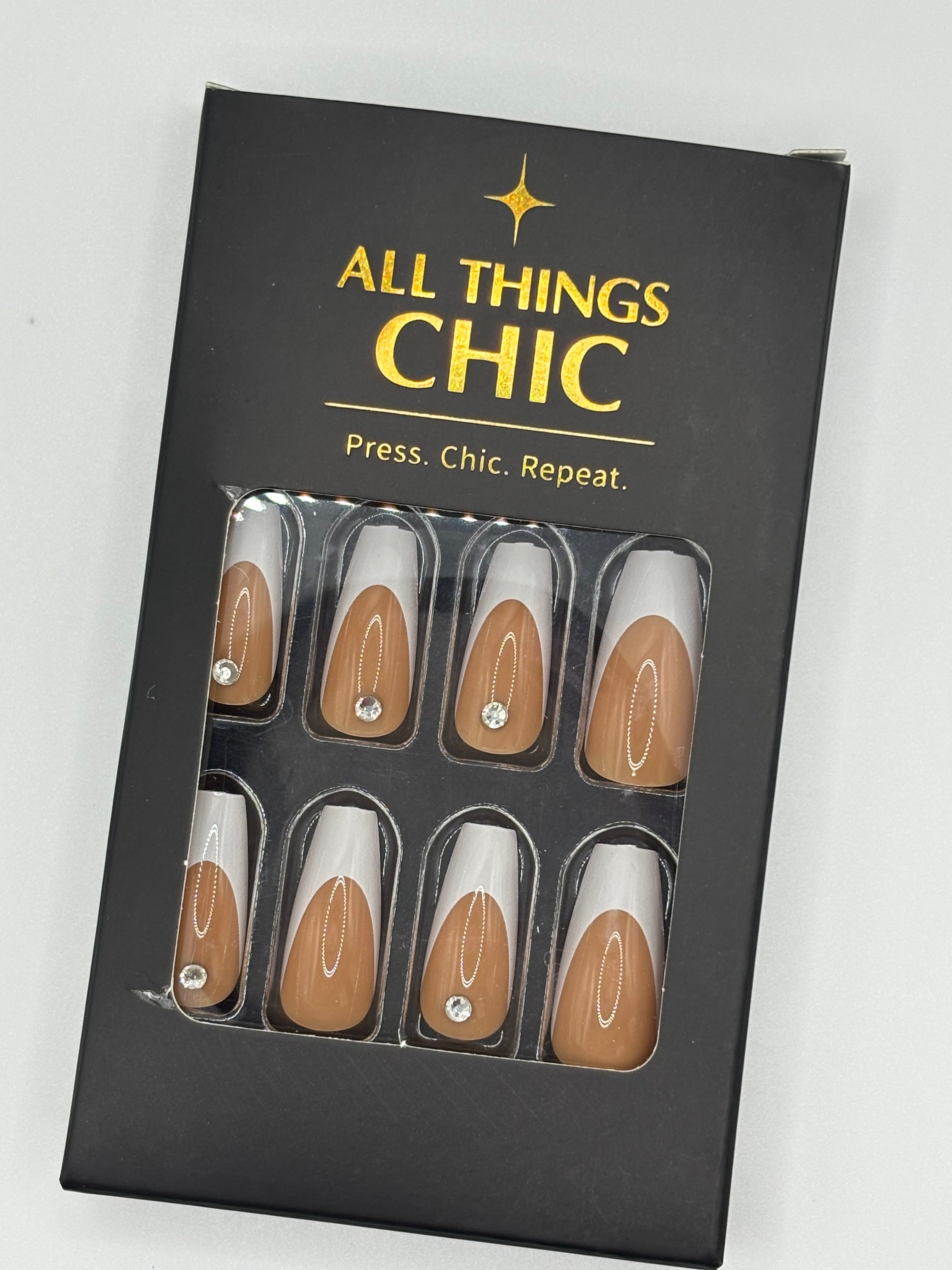 Frenchies Press-On Nails Long