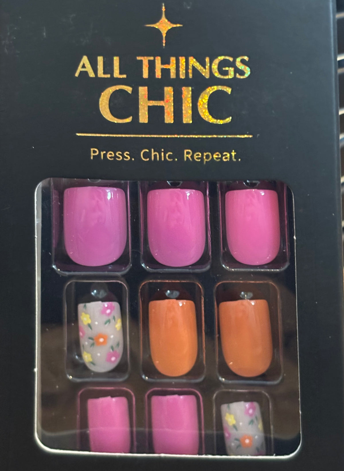 Spring Fling Press-On Nails Short