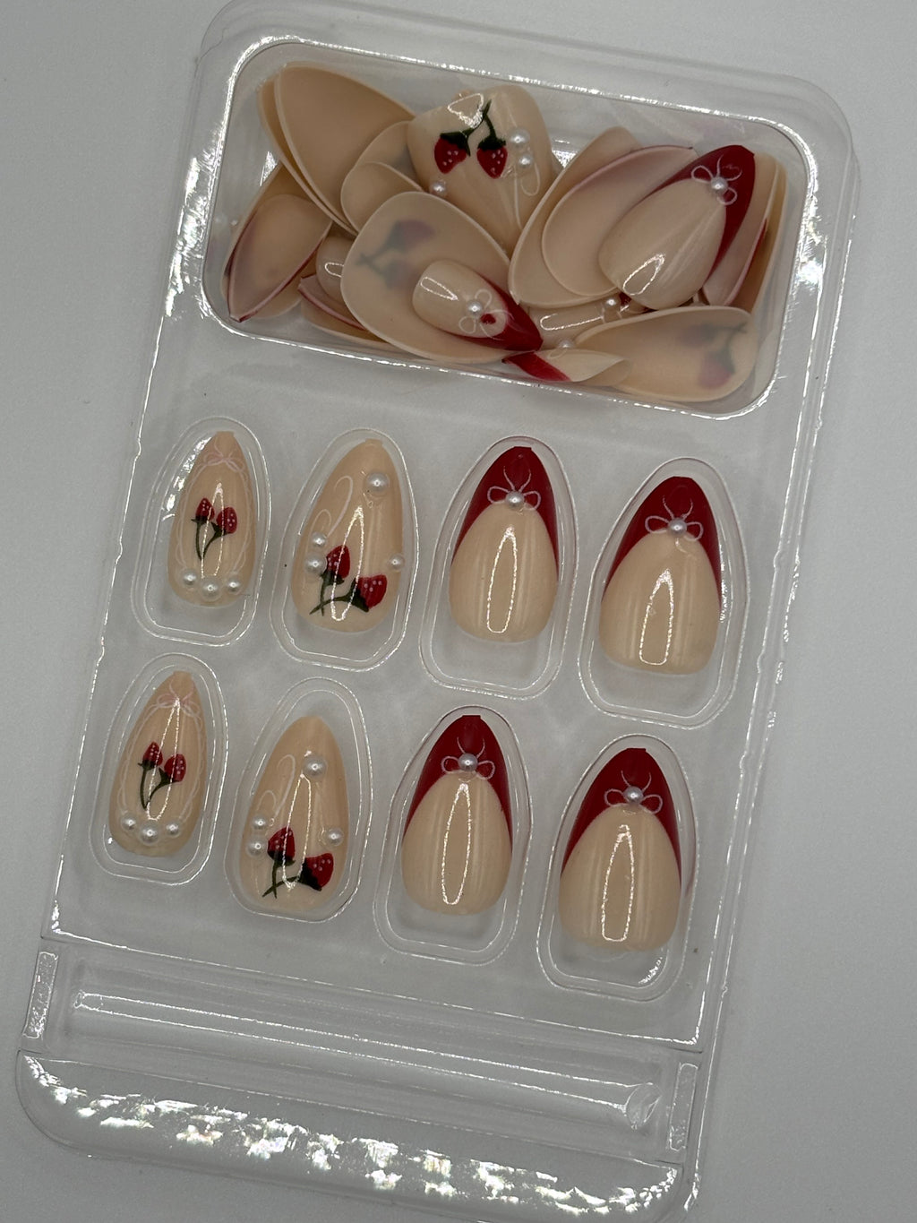 Berry Charming Press-On Nails Short