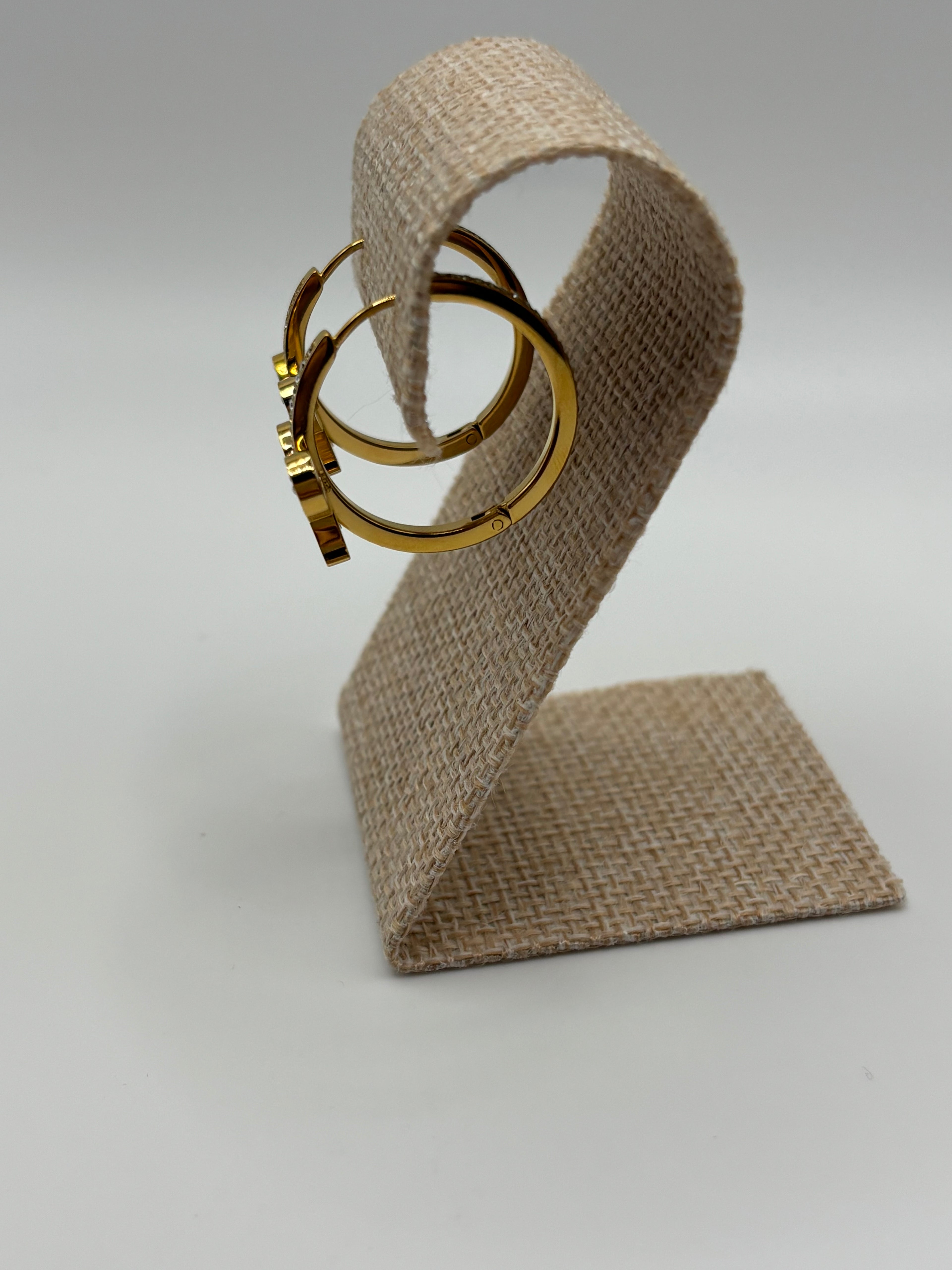 ATC Custom Bow Earrings Gold