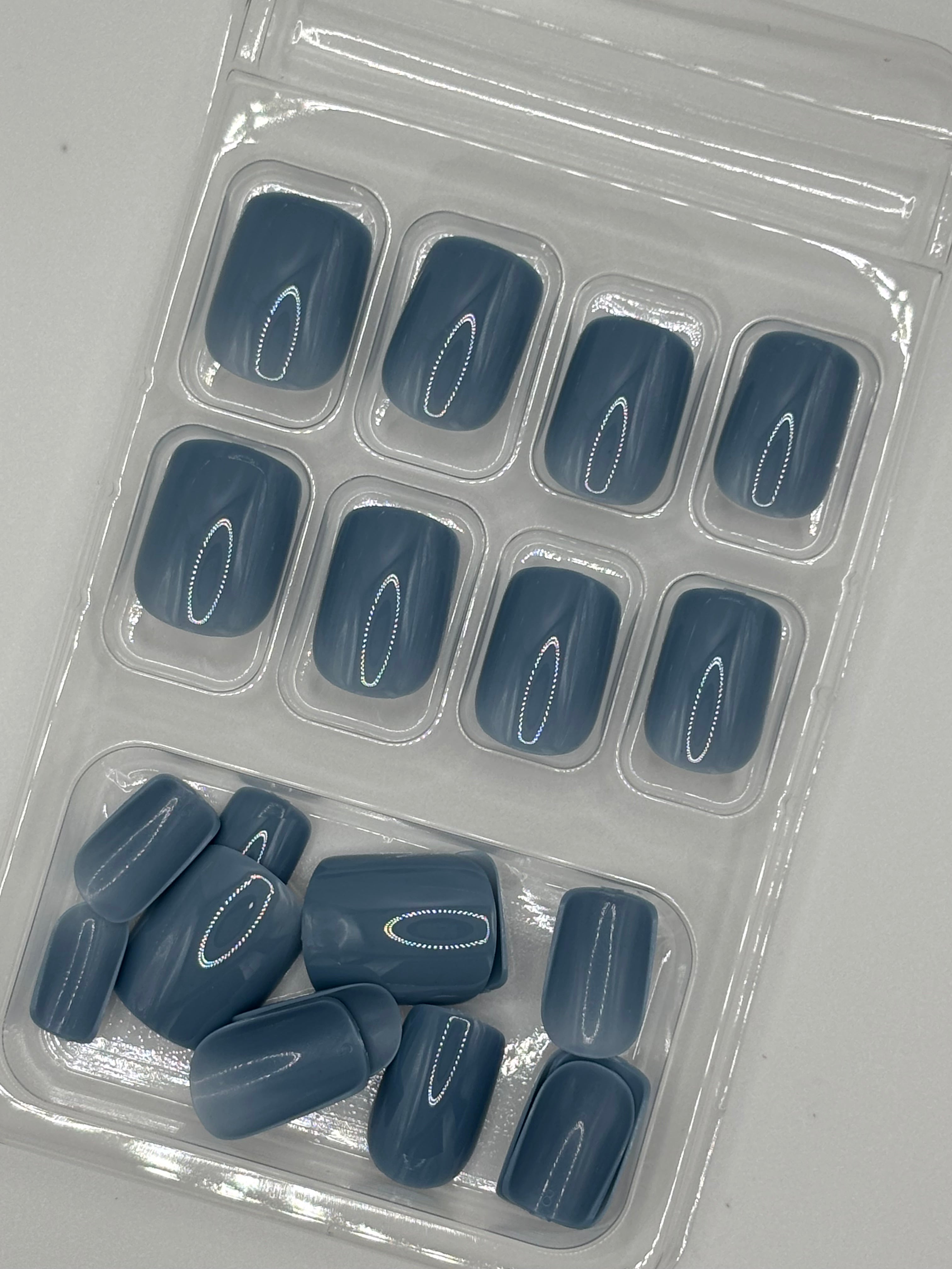 Blue Lagoon Press-On Nails Short