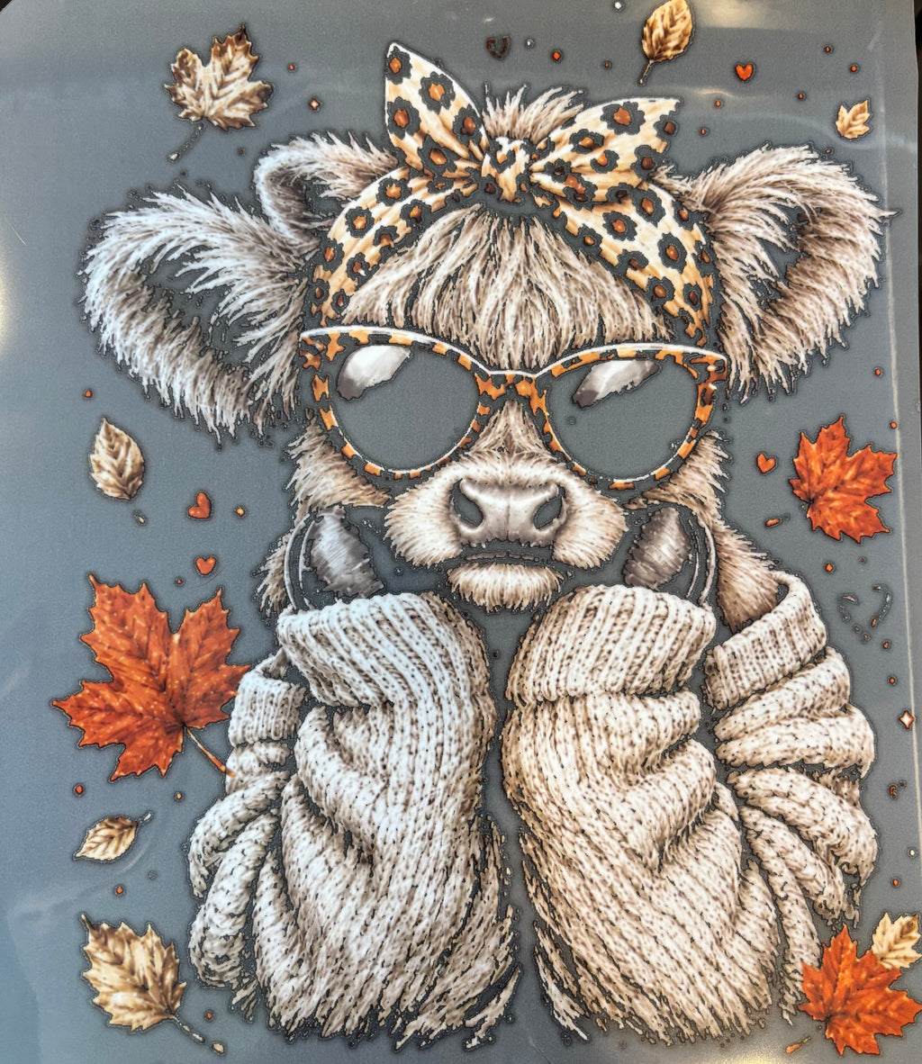 Fall Cow Shirt