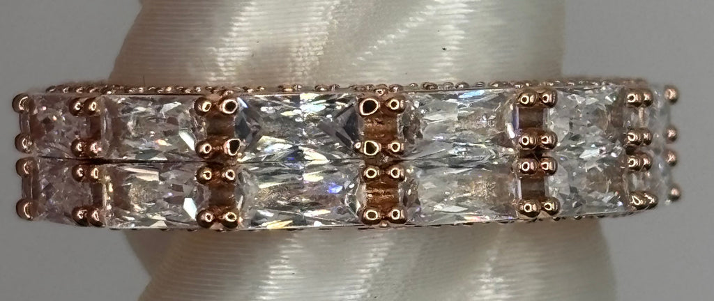 BP Diamond CZ Rose Gold Ring Size 11