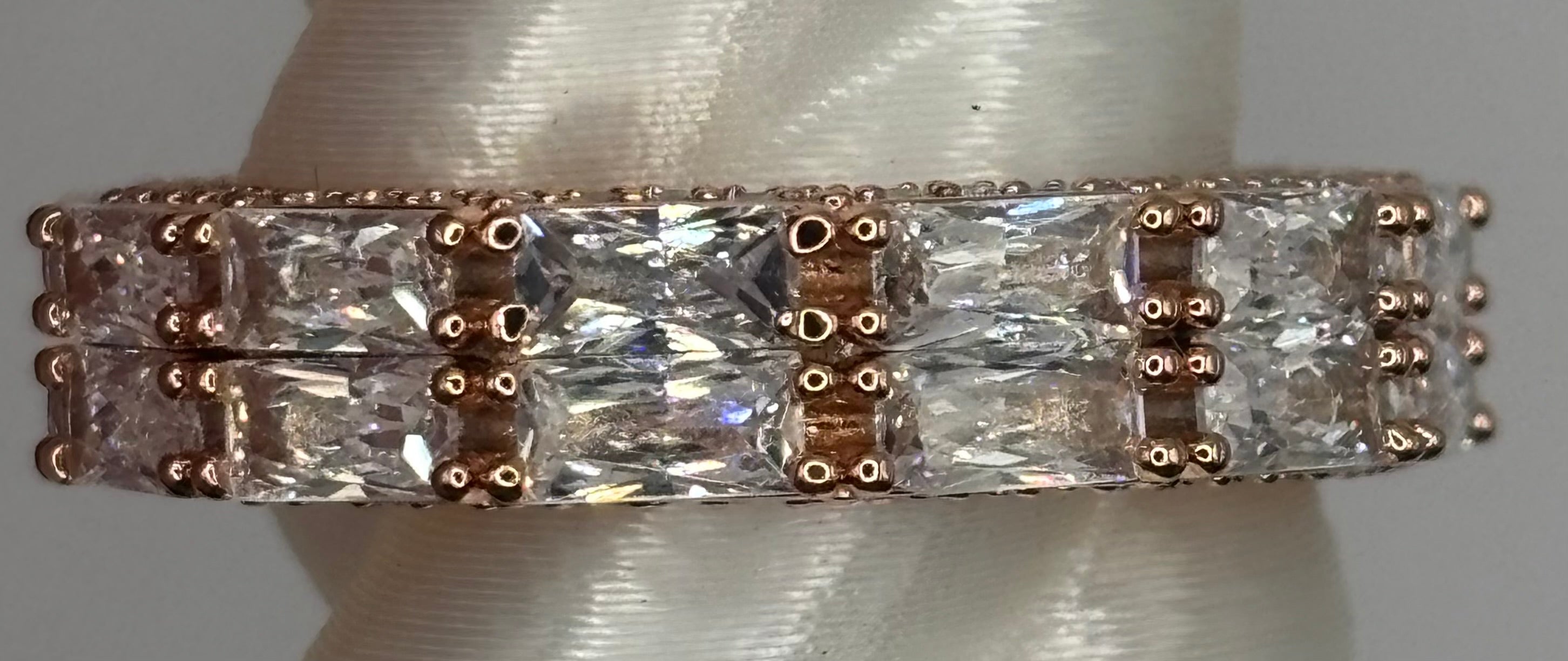 BP Diamond CZ Rose Gold Ring Size 11