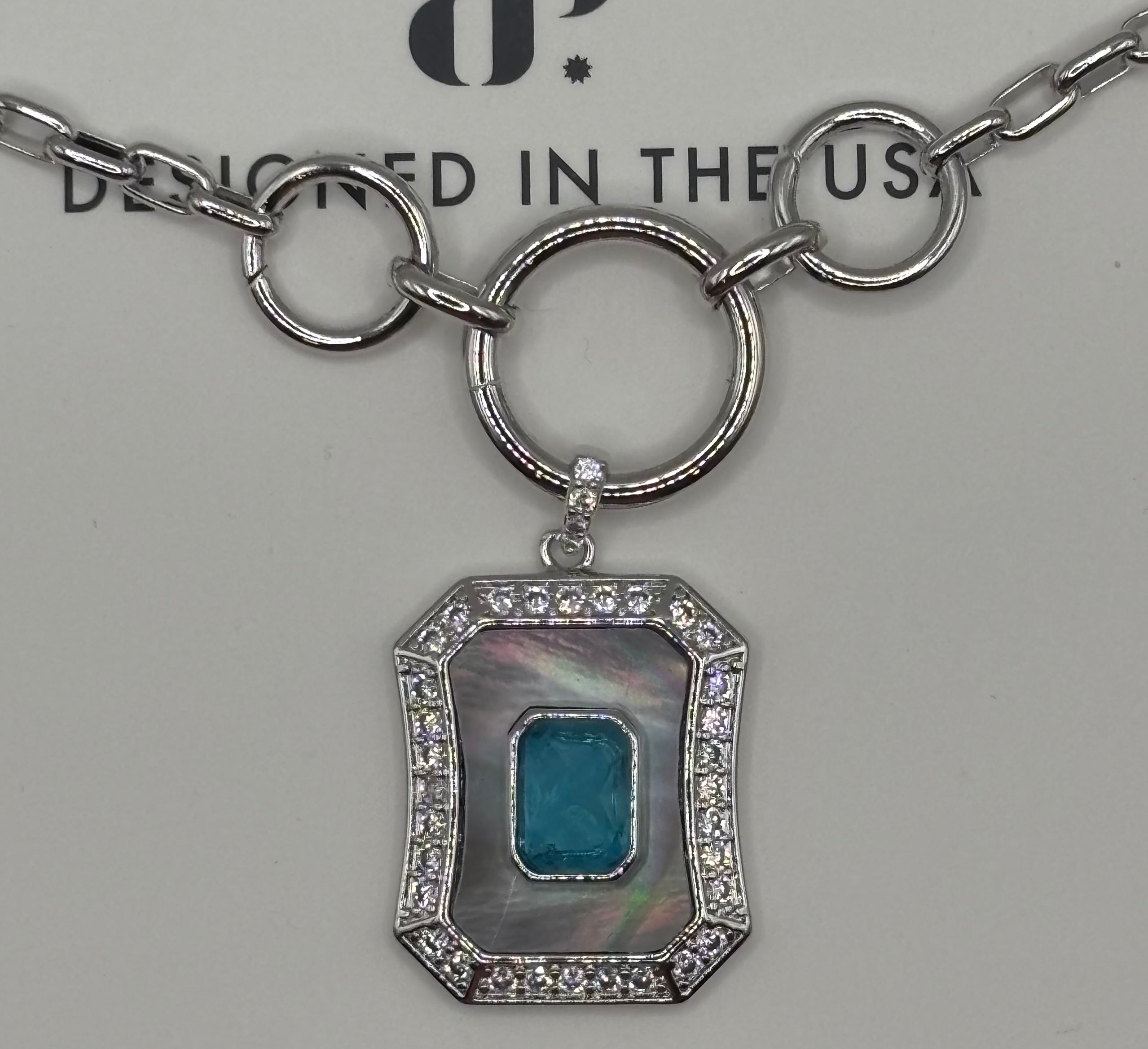 BP Gilded Reflection Gem Society Pendant