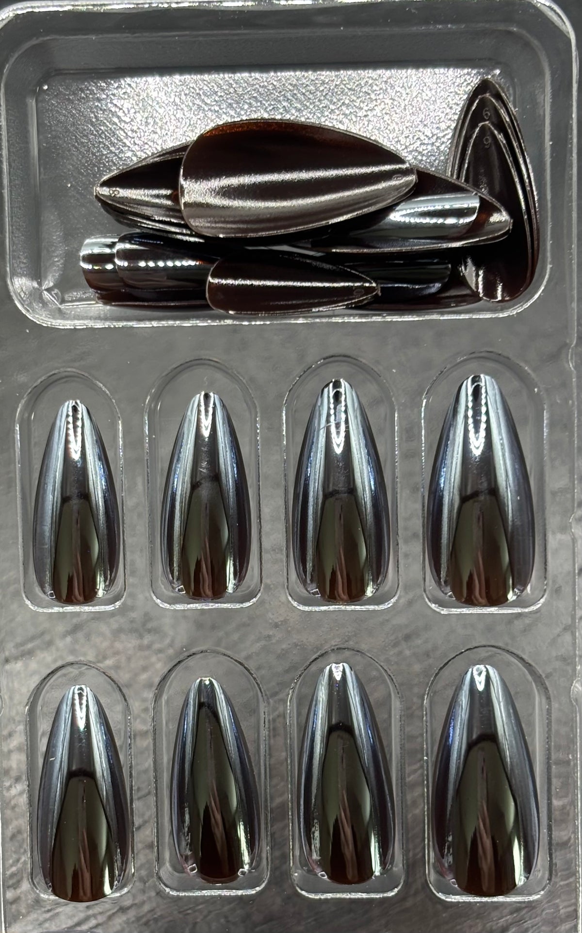 Metallic Knights Press-On Nails Medium/Long