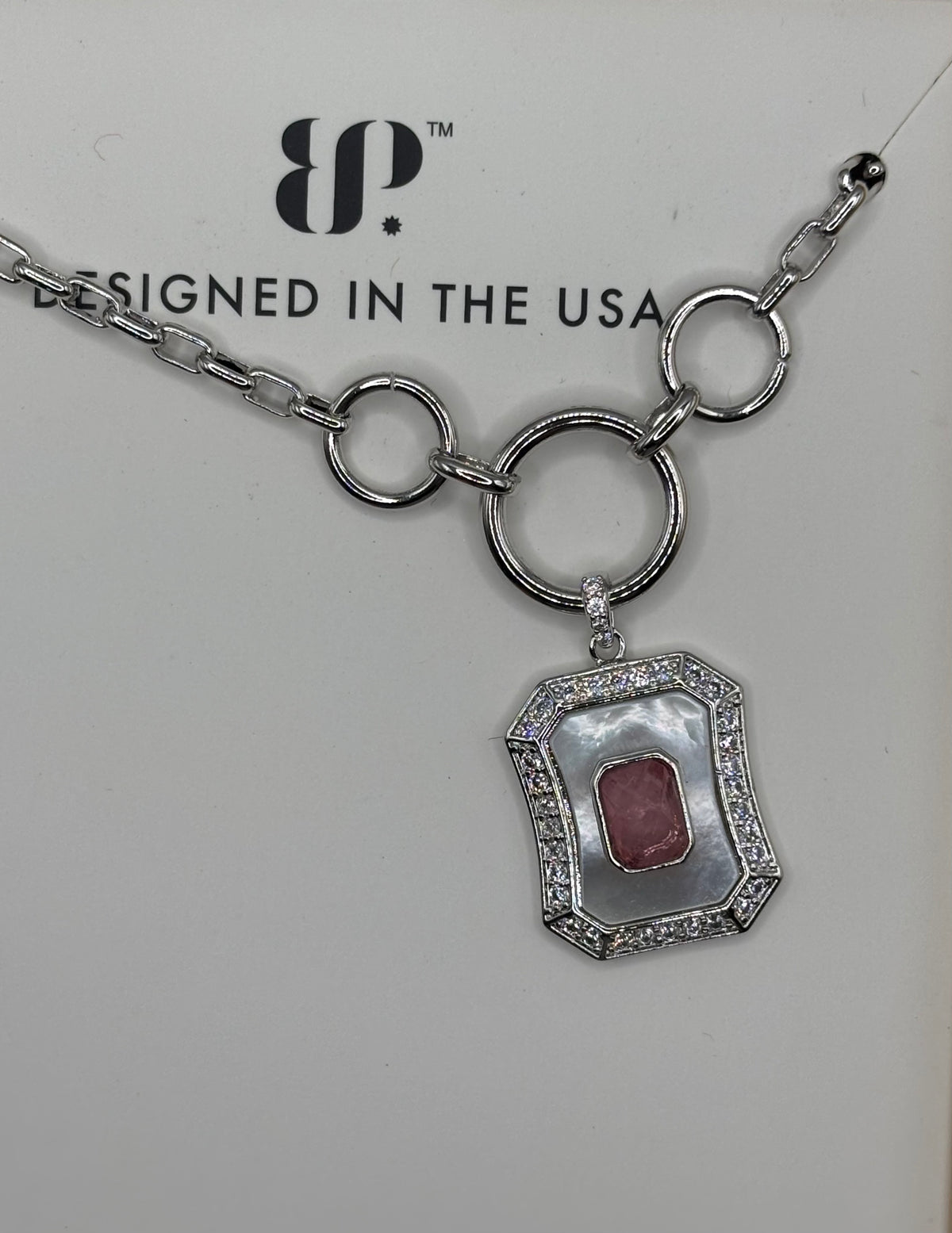 BP Gilded Reflection Gem Society Pendant