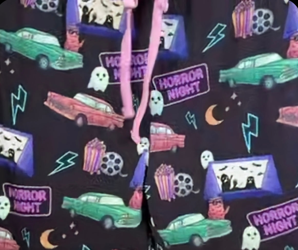 BP Drive In Horror Nights Size Medium Halloween Loungewear