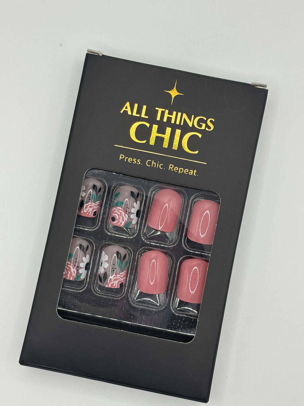 Love In Bloom Press-On Nails Short