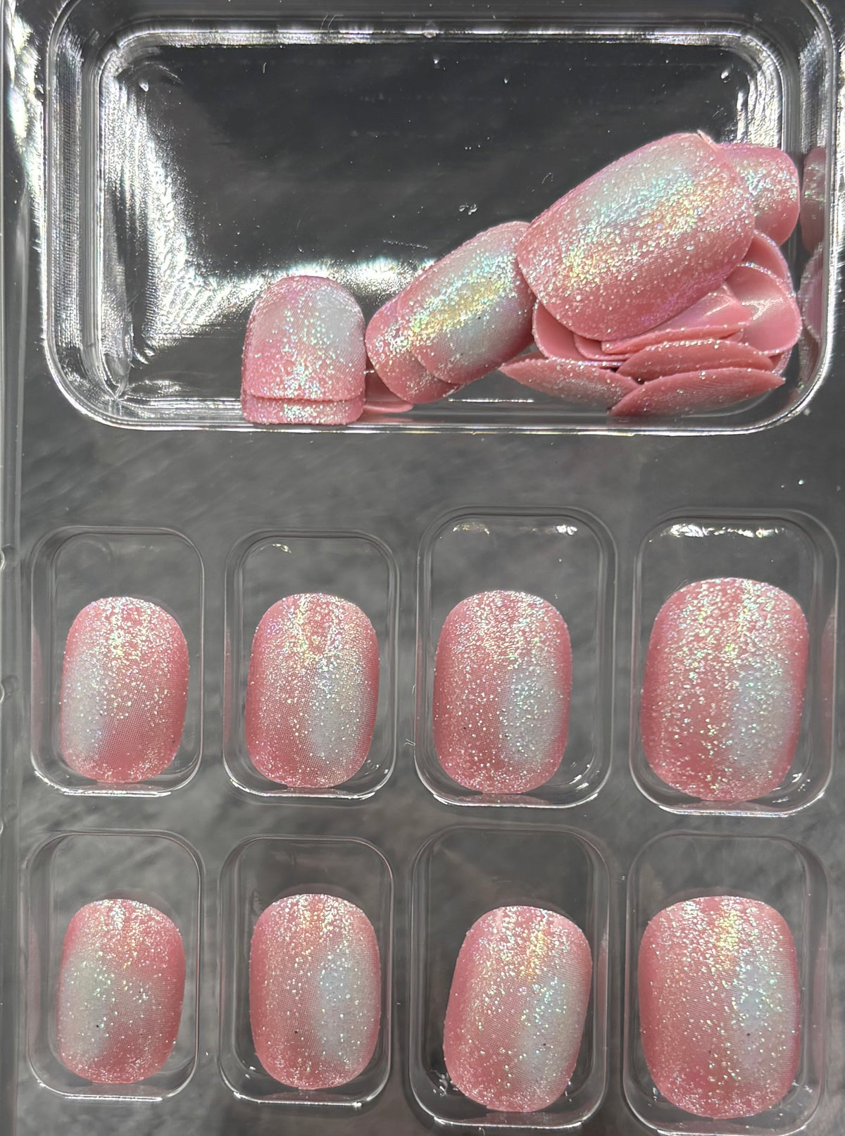 Simple Sparkles Press-On Nails Short