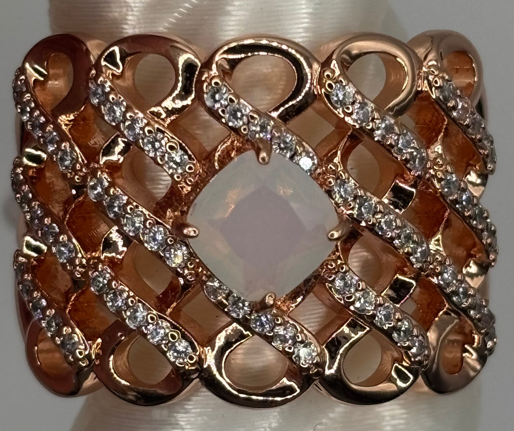 BP Moonstone Rose Gold Ring Size 9