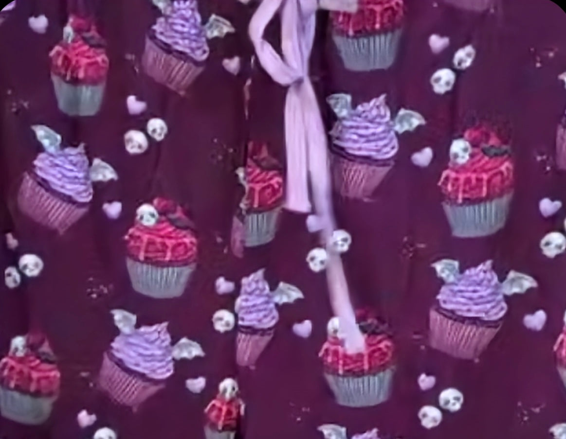 BP Velvet Vamp Sweet Shop Size 3X-Large Halloween Loungewear