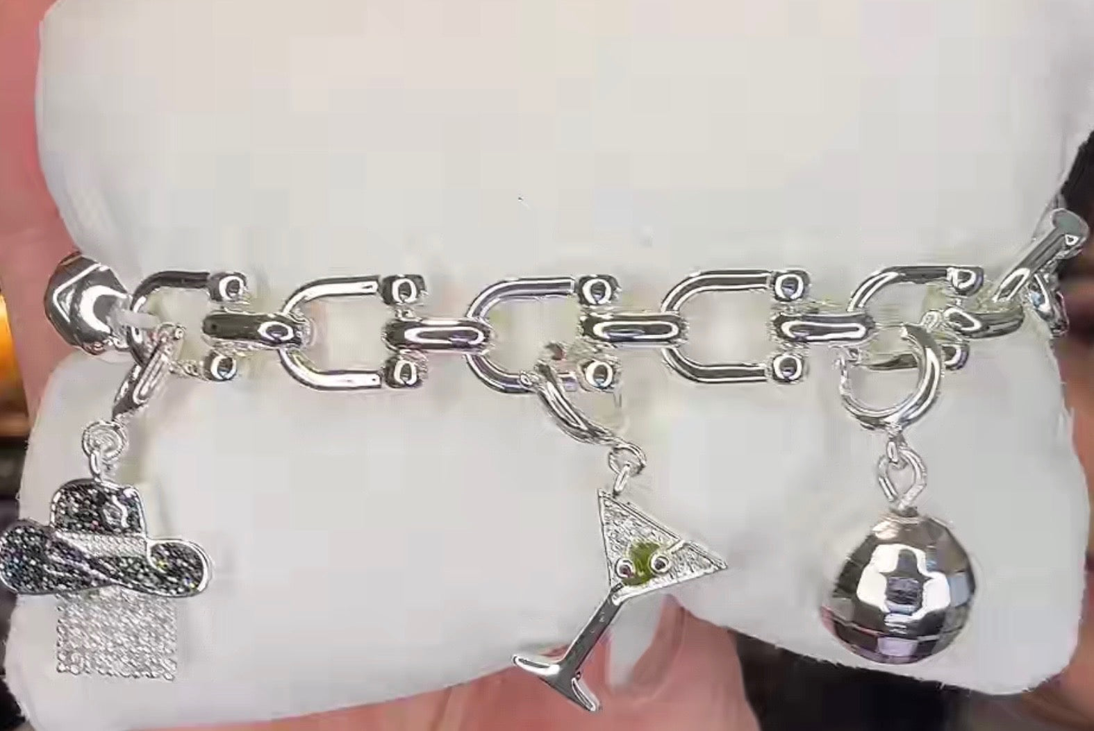 BP Charmelier Charm Bracelet Disco Cowgirl