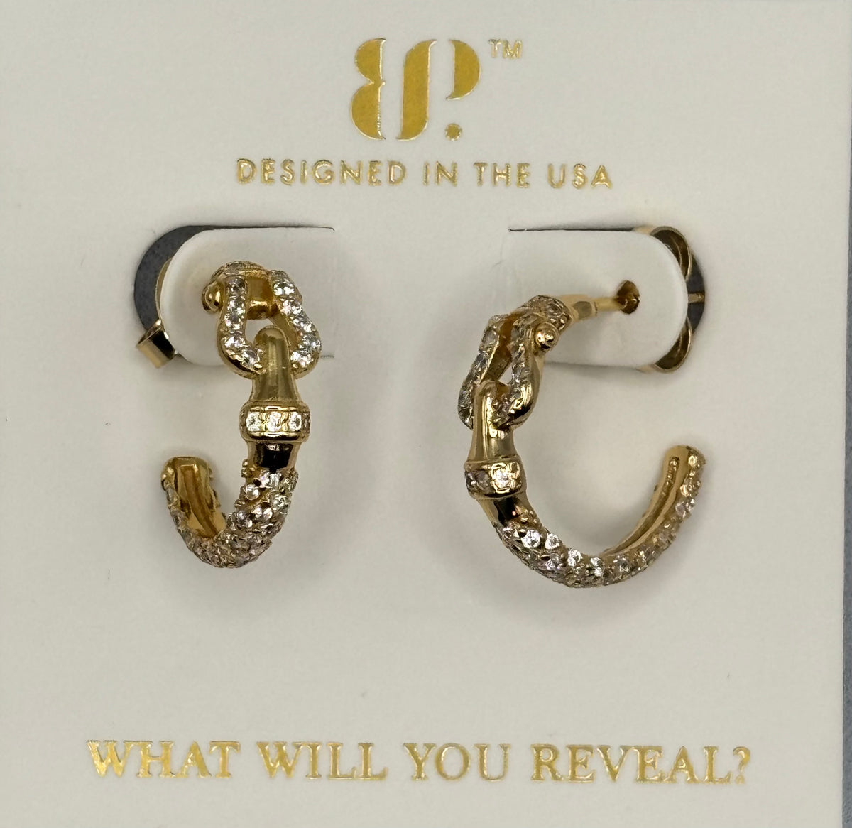 BP Clocked It Sterling Club Vermeil 2026 Earrings