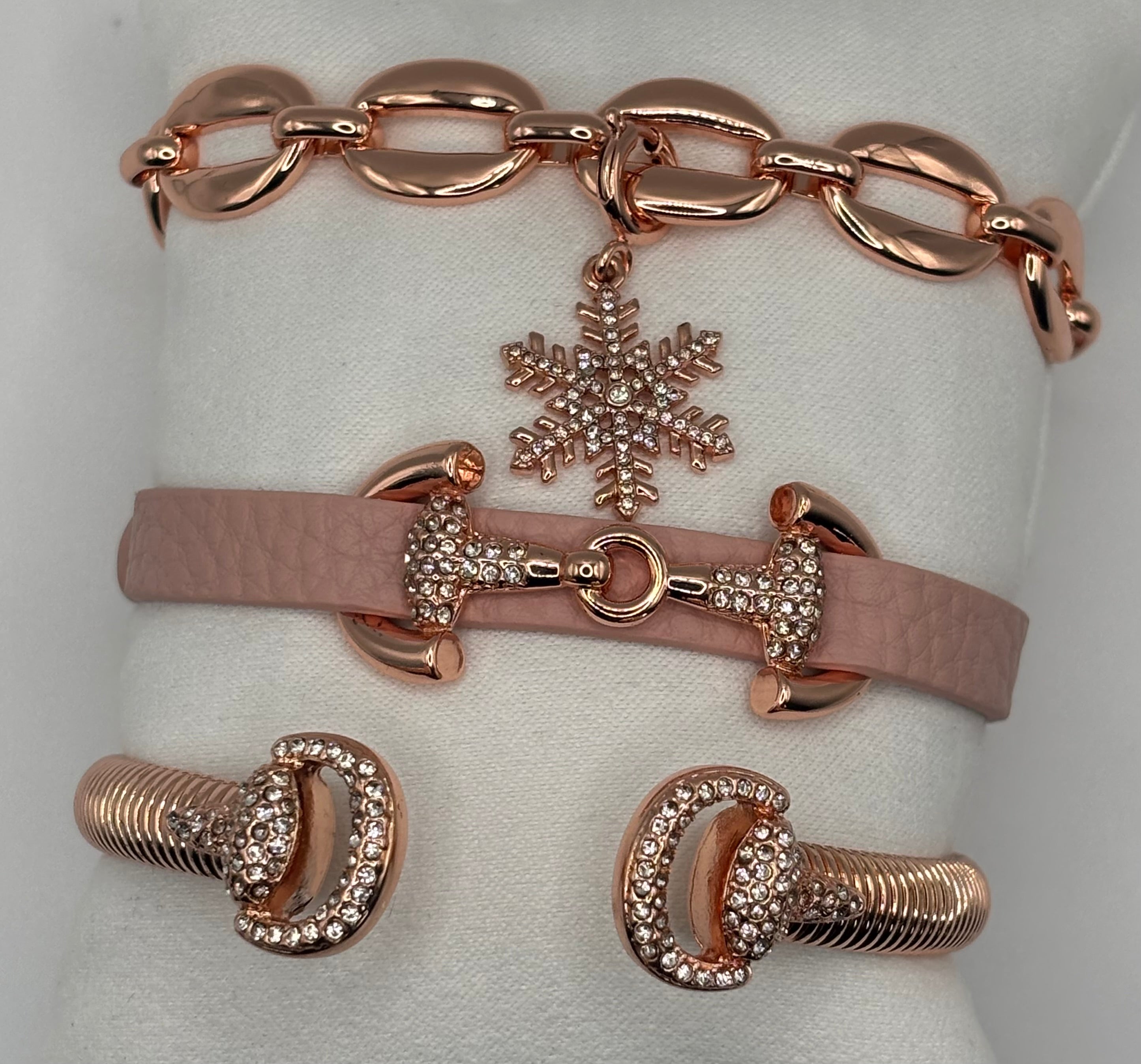 BP Silent Snowfall Gem Society Holiday Stack