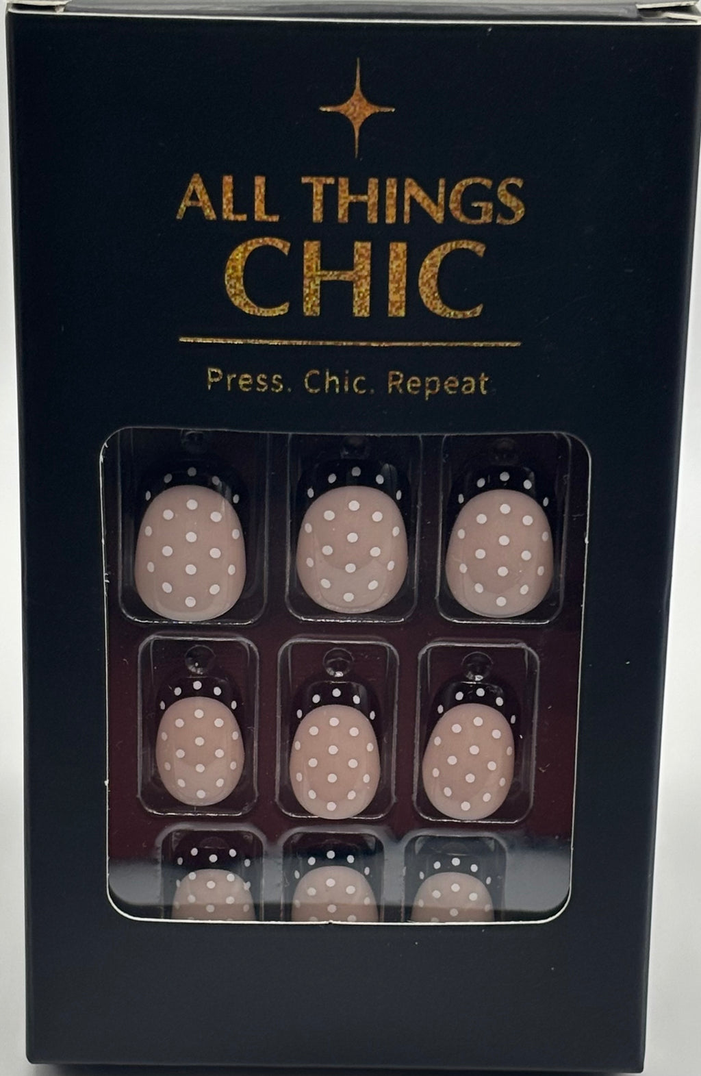 Dipped In Dots Press-On Nails Short