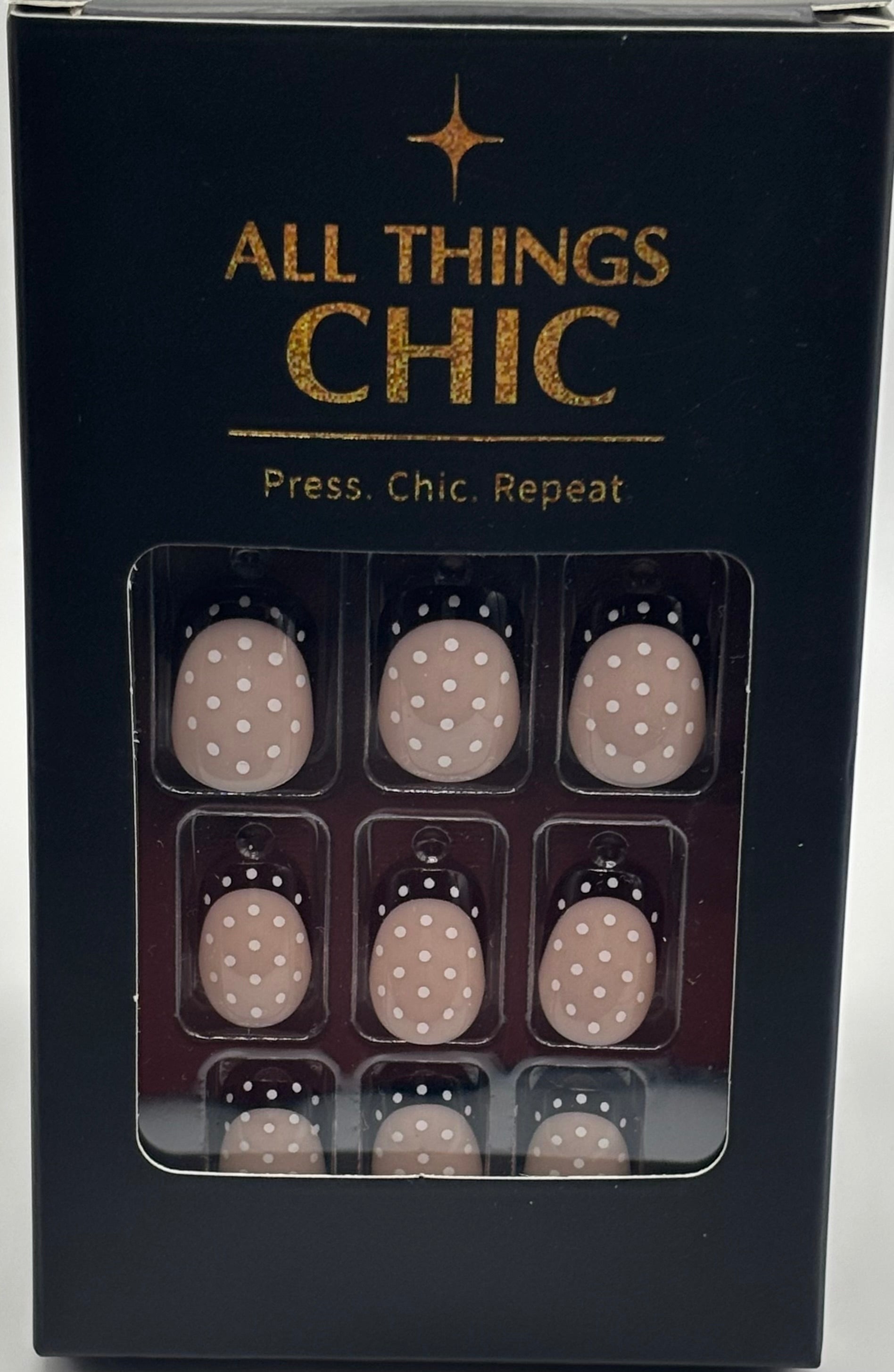 Dipped In Dots Press-On Nails Short
