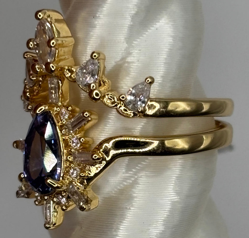 BP Tanzanite Gold Ring Size 6