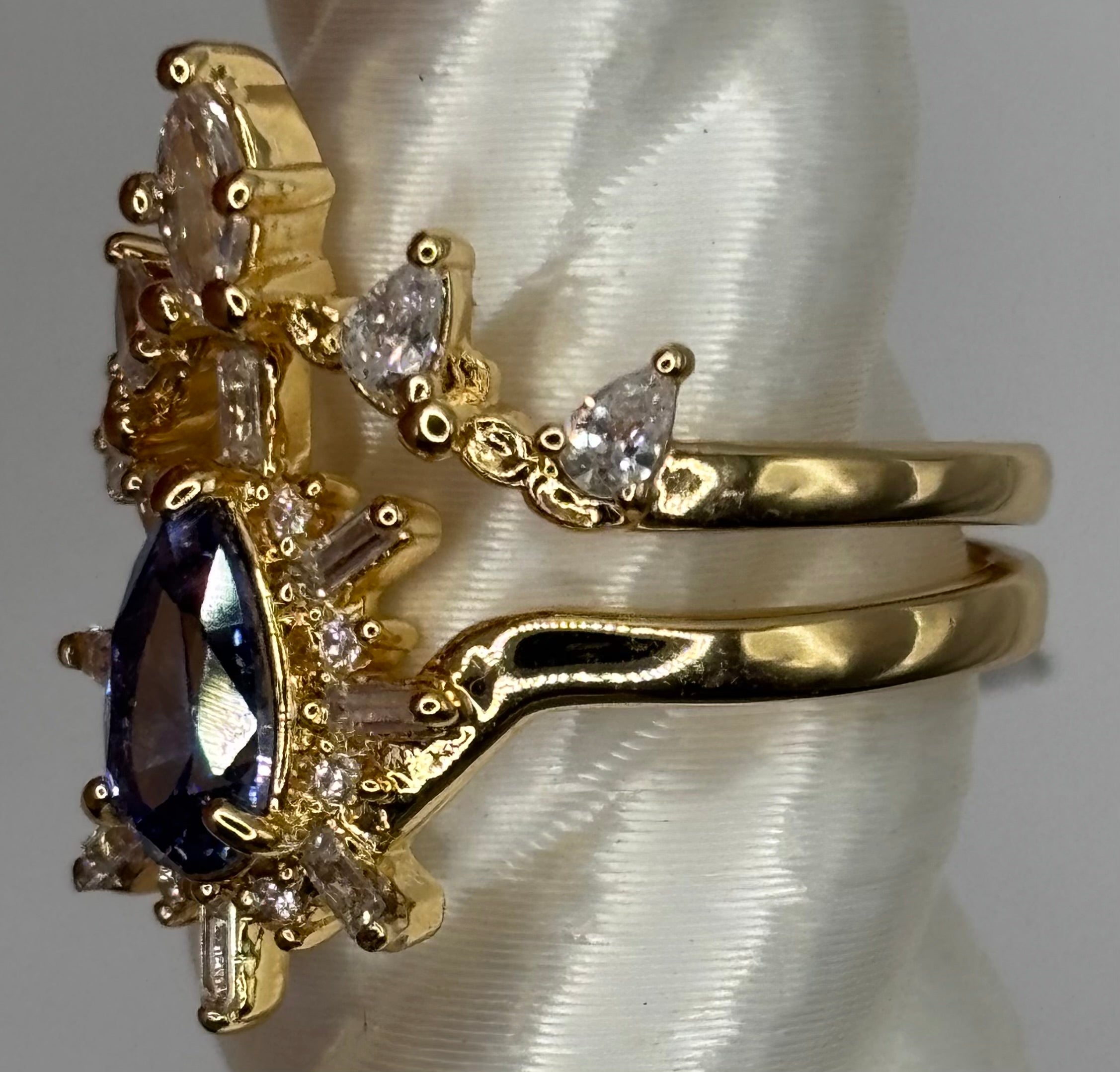 BP Tanzanite Gold Ring Size 6