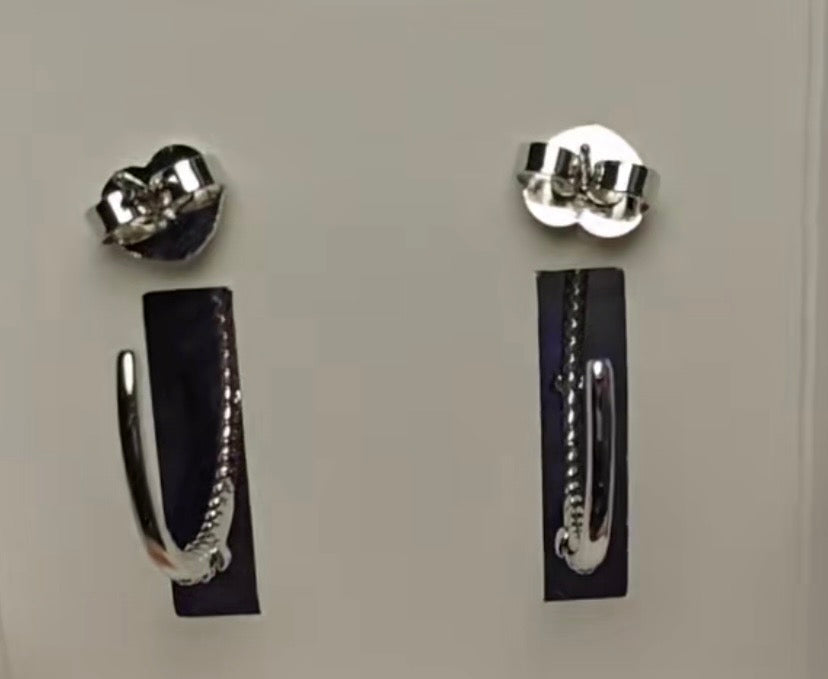 Lumina Fireflight Fashionista Earrings Rhodium